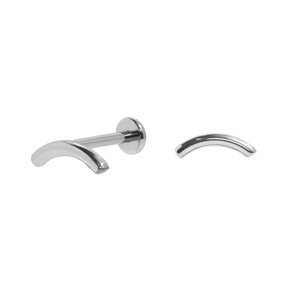 LABRET AÇO R/I BARRA CURVADA