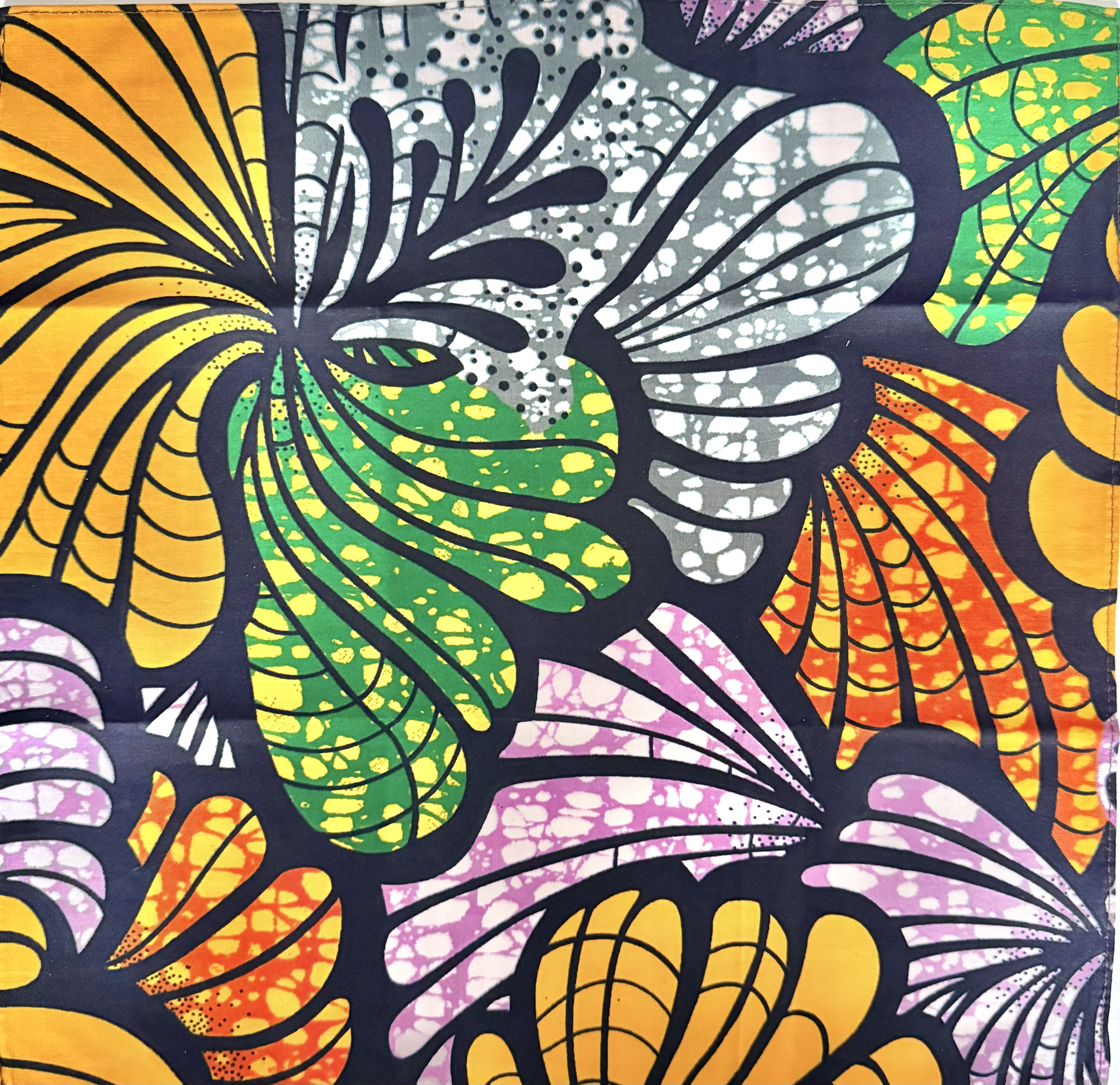 Pochette coton en Super Wax – L’élégance qui ose la couleur