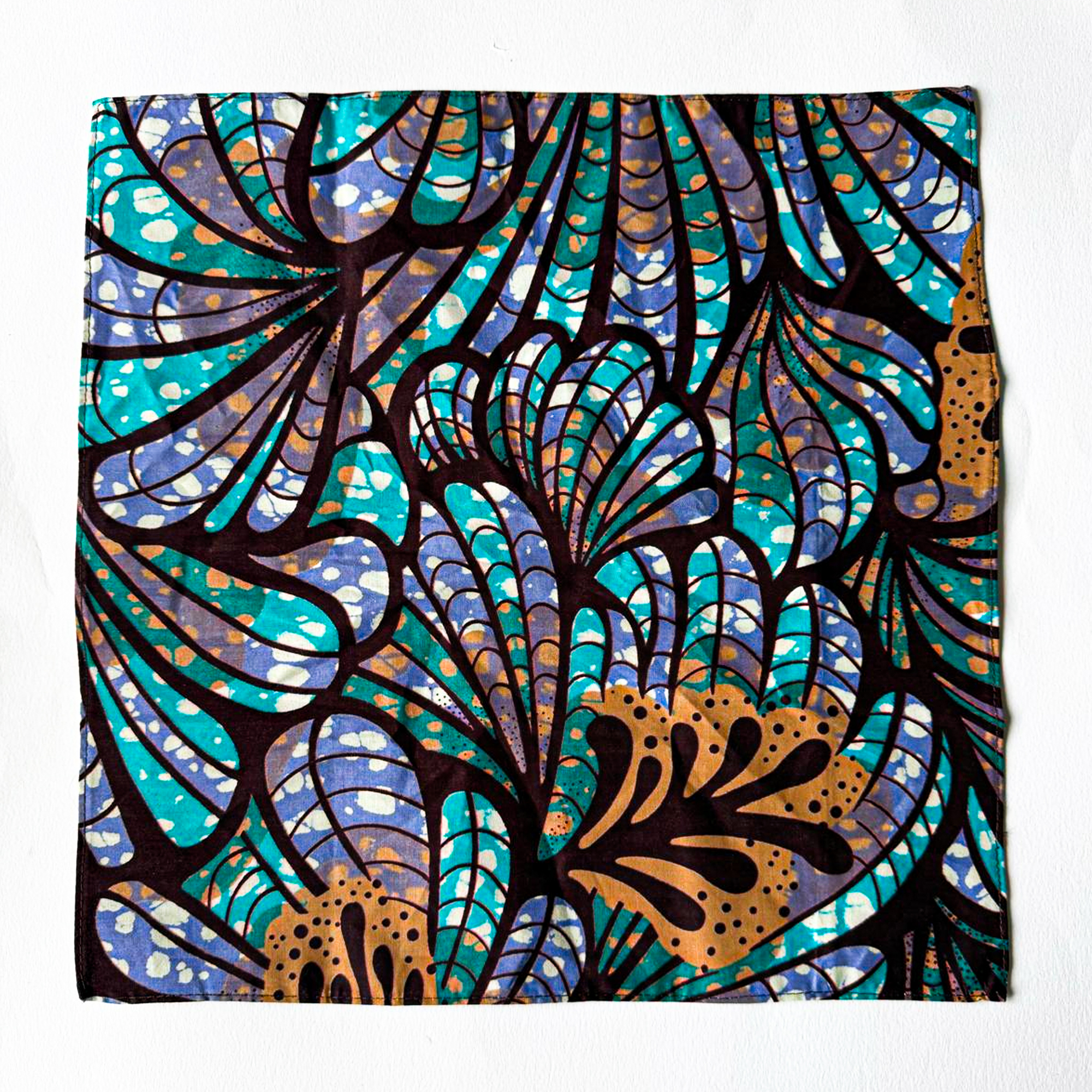 Pochette coton en Super Wax – L’élégance qui ose la couleur