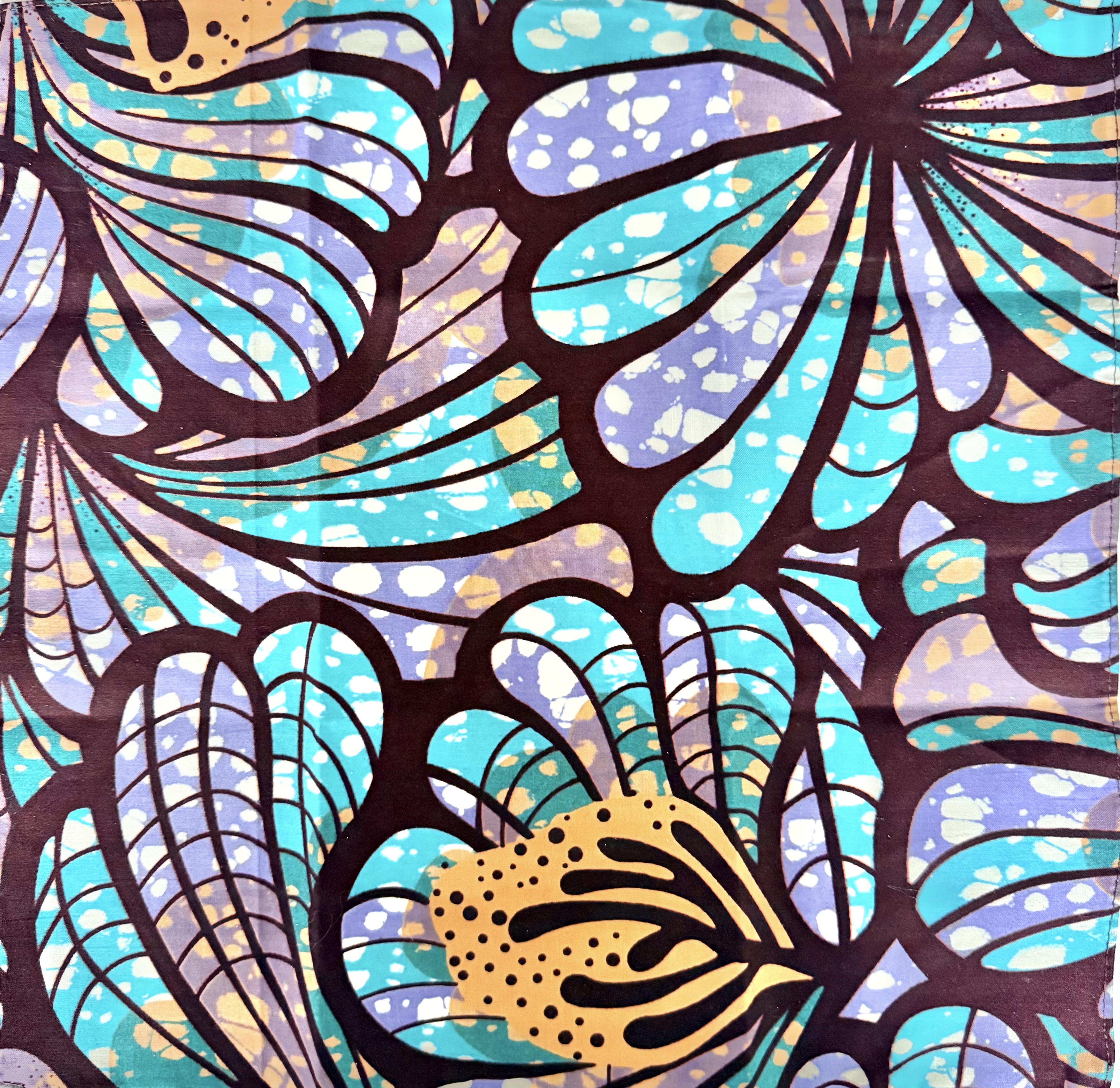 Pochette coton en Super Wax – L’élégance qui ose la couleur