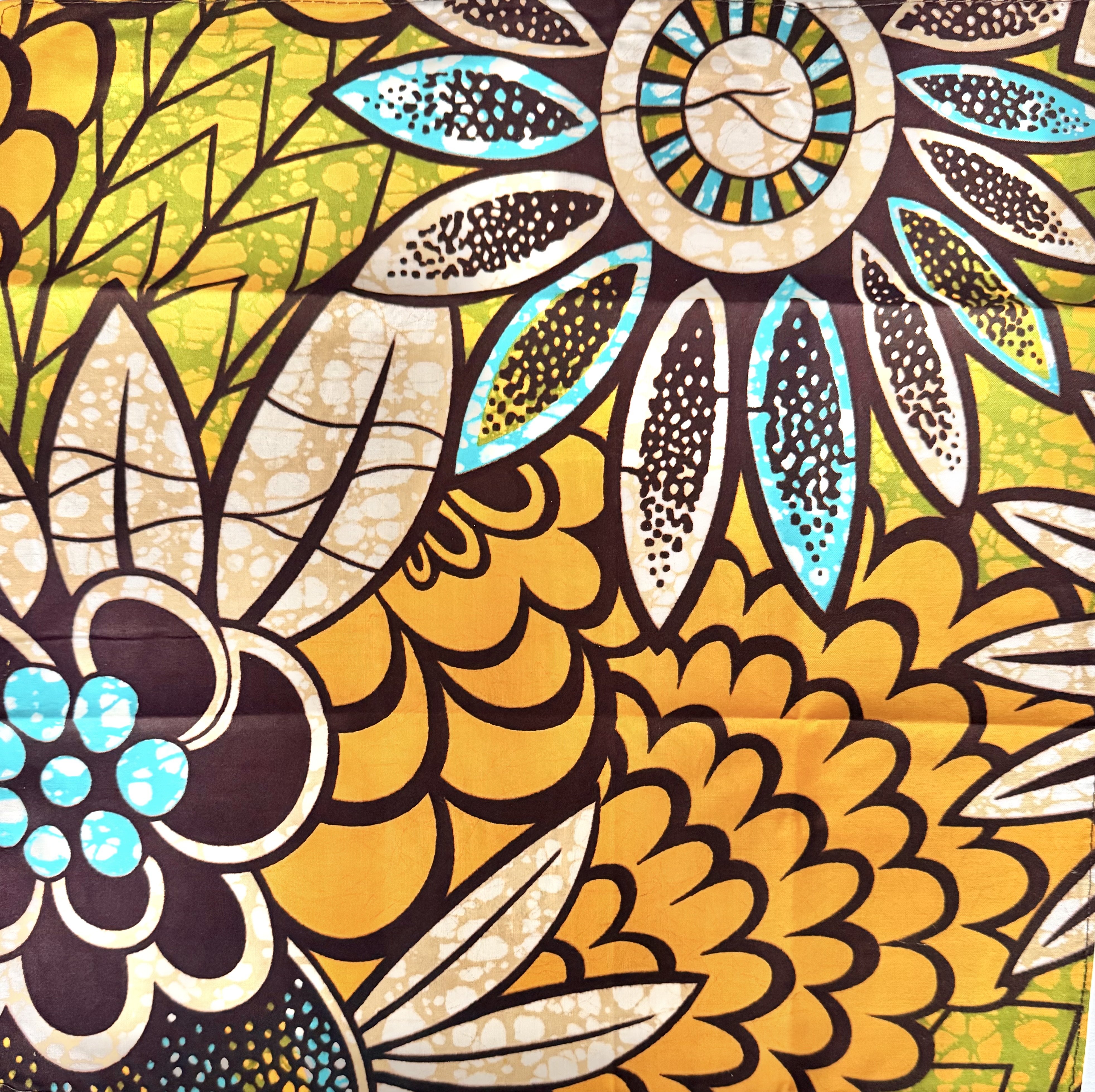 Pochette coton en Super Wax – L’élégance qui ose la couleur