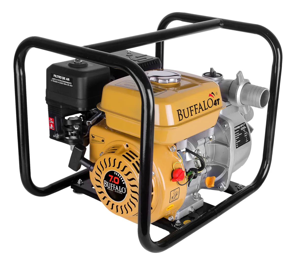 Motobomba Agrícola De Água Autoescorvante 7hp Gas. 2x2 Mb09