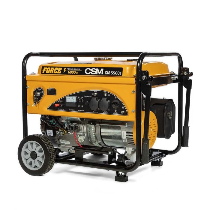 Gerador FORCE 4 Tempos GM 5500E 127/220v a Gasolina CSM