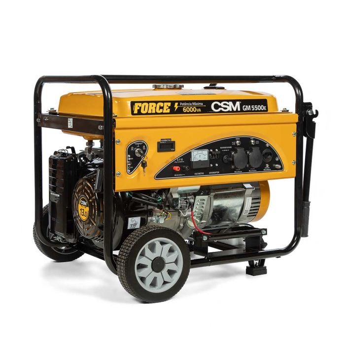 Gerador FORCE 4 Tempos GM 5500E 127/220v a Gasolina CSM