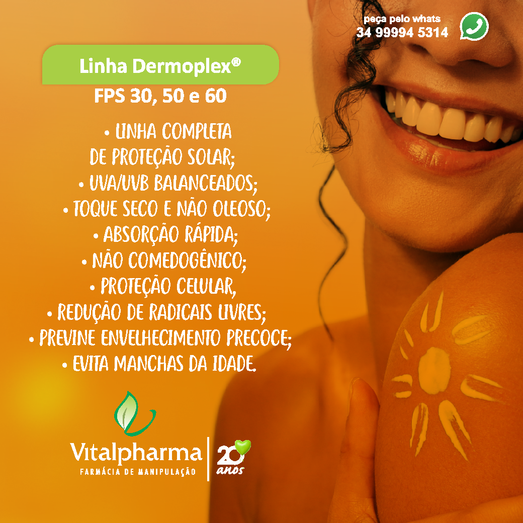 Linha Dermoplex® FPS 30, 50 e 60