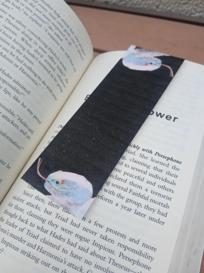 Blue Snake Bookmark