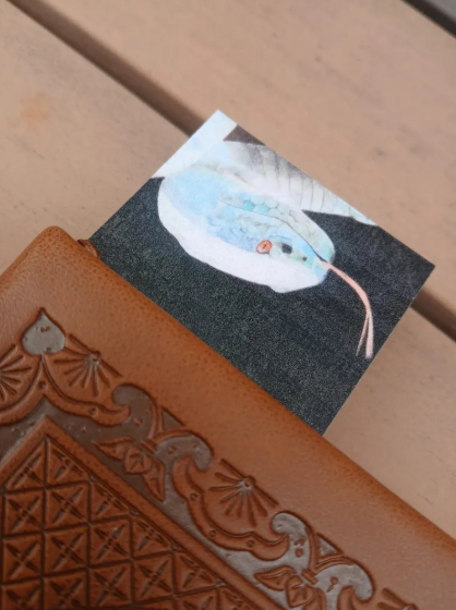 Blue Snake Bookmark