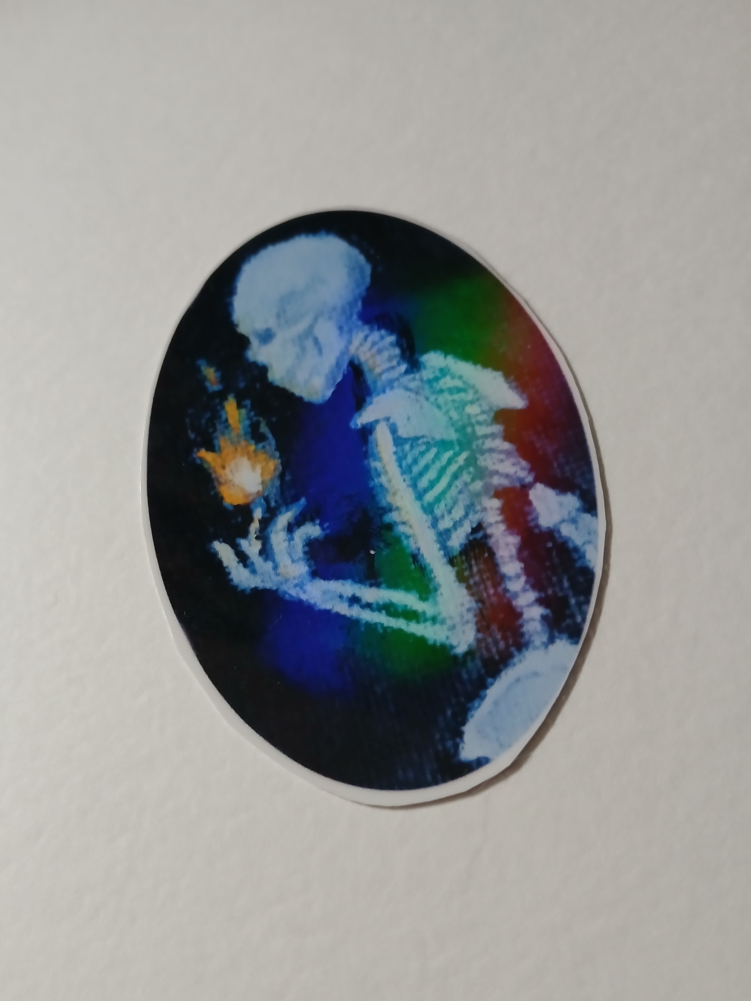 Holographic Pyro Sticker
