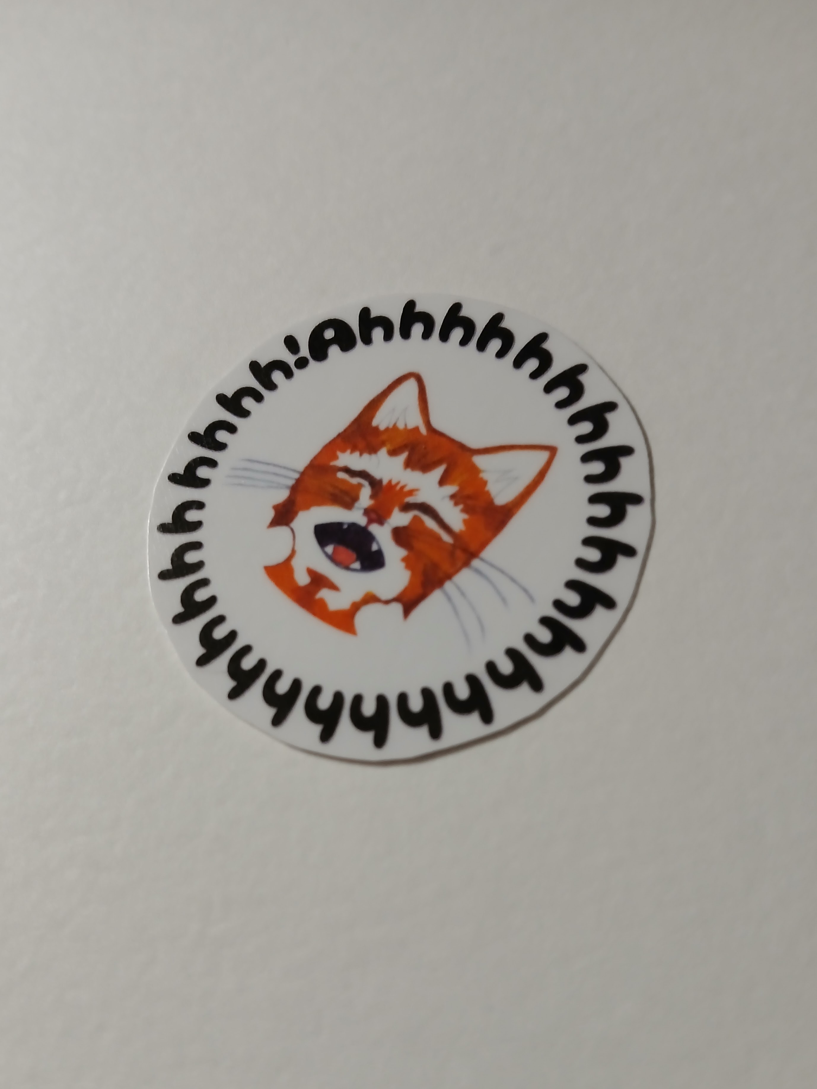 Ahhhh! Sticker