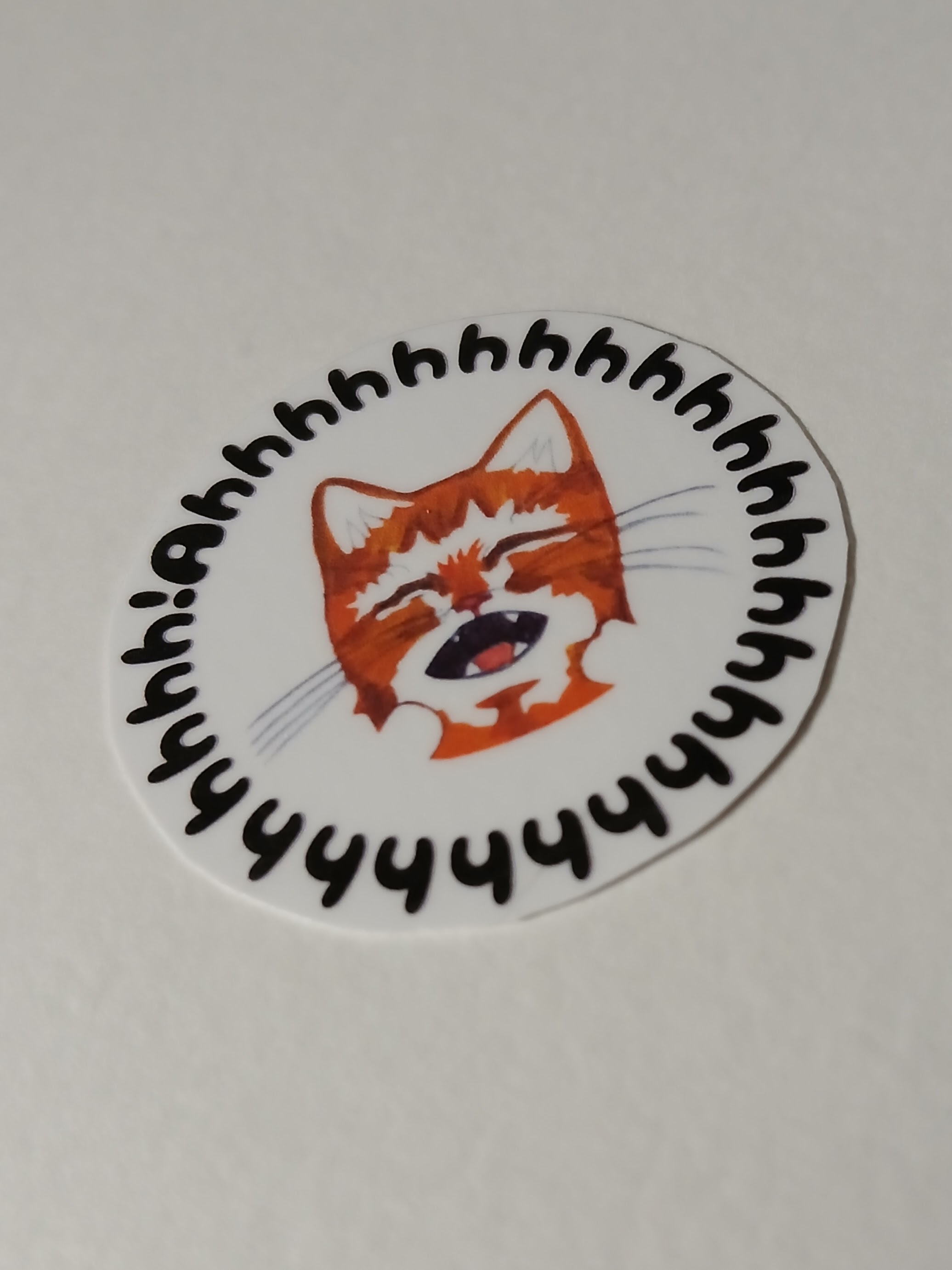 Ahhhh! Sticker