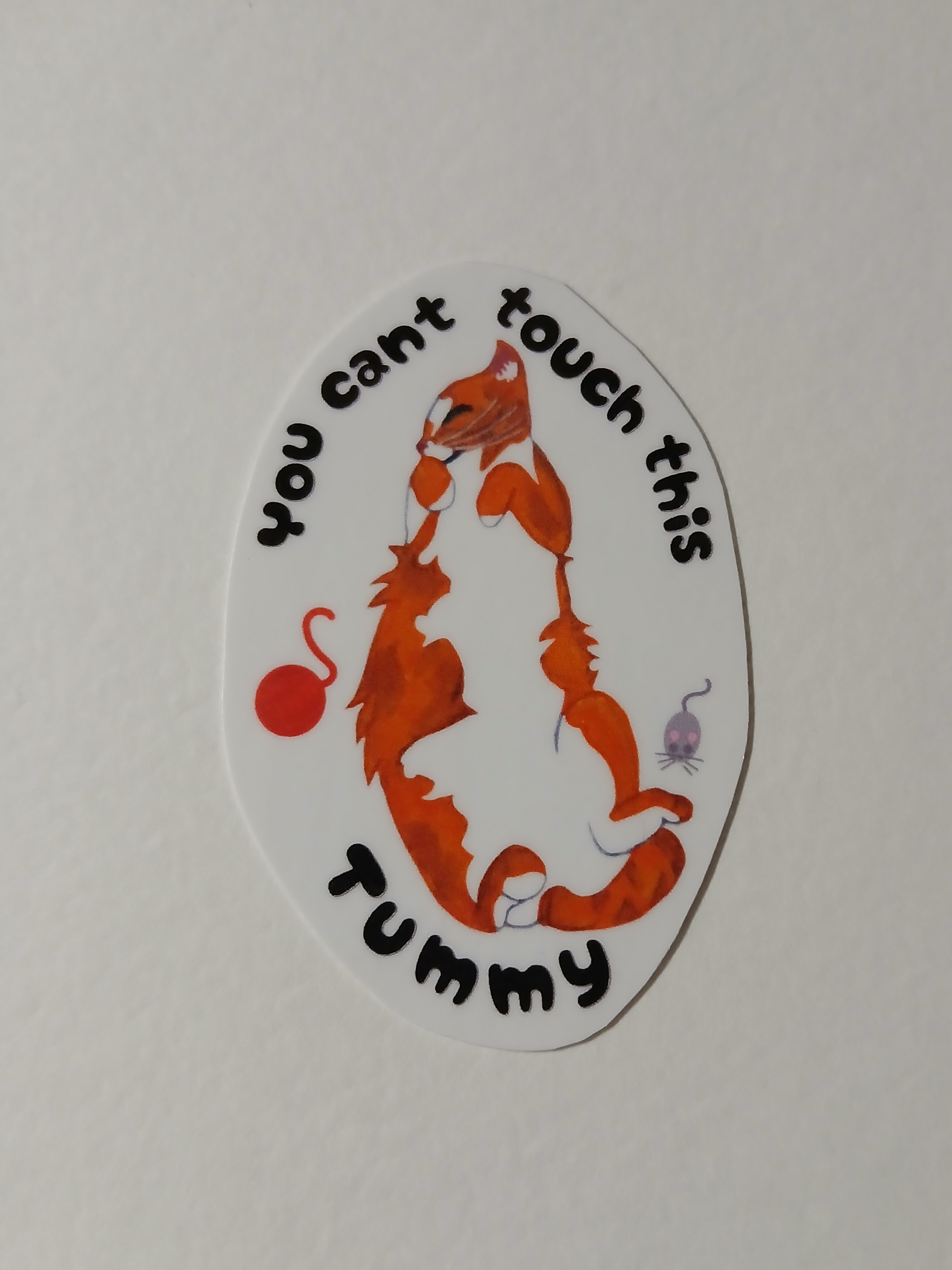 No Tummy Sticker
