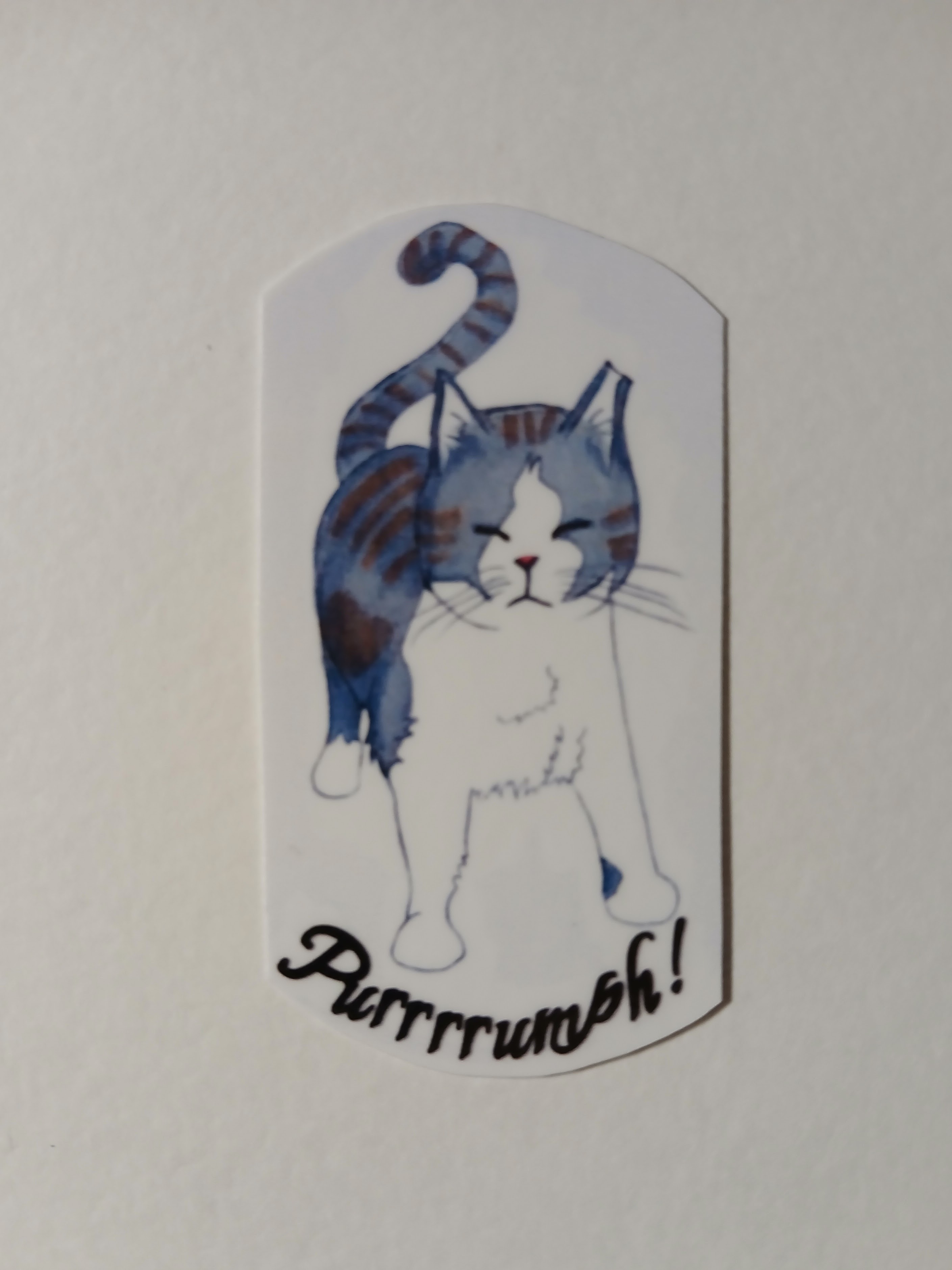 Purrumph! Sticker