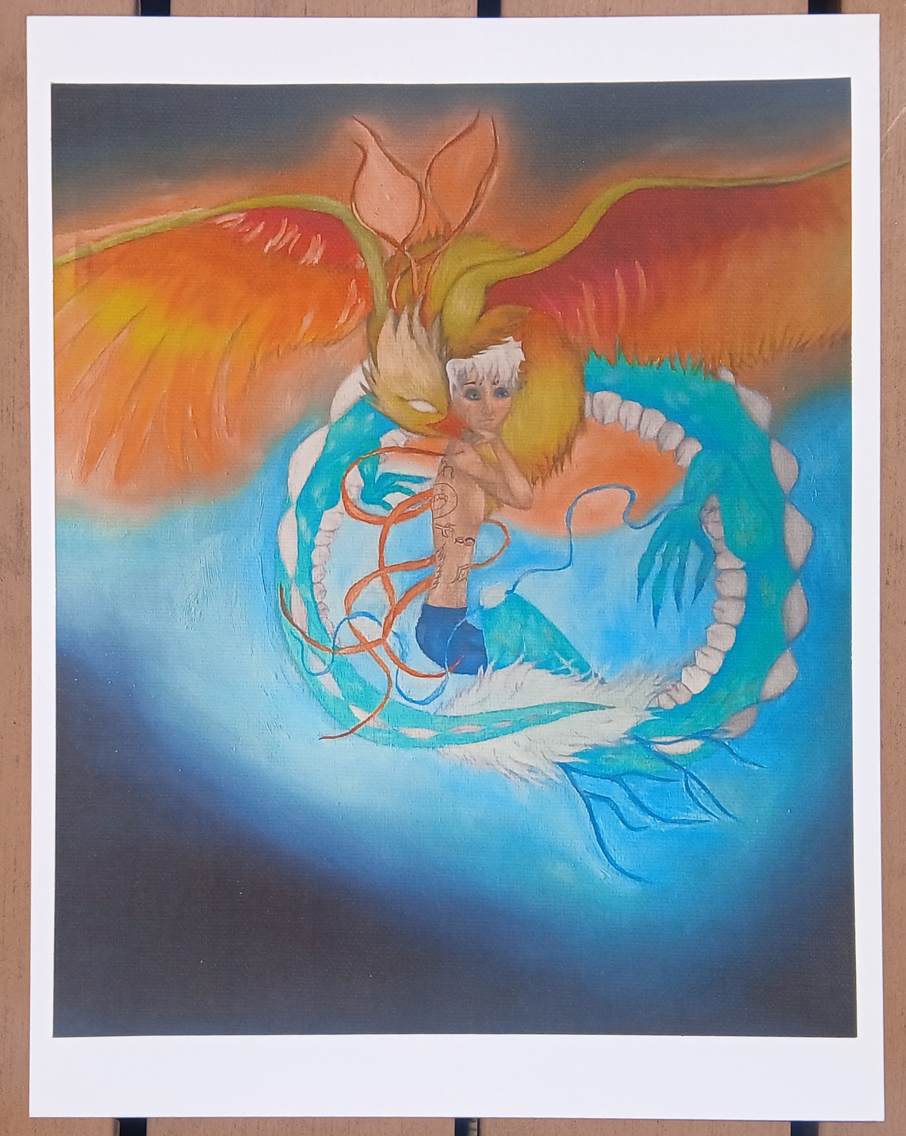 Out of Fire and Ice - Print