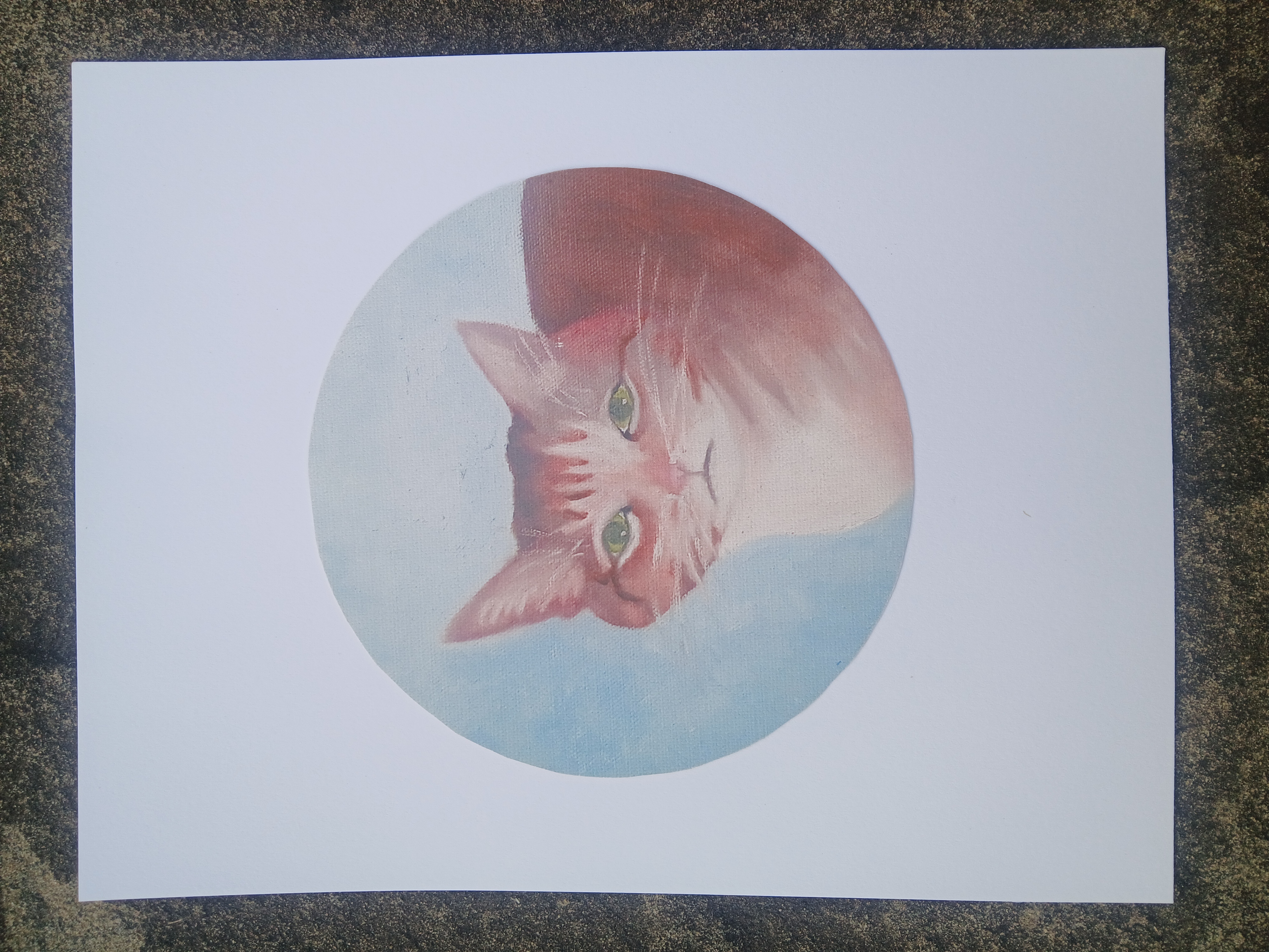 Peaking Kitty Loki Print