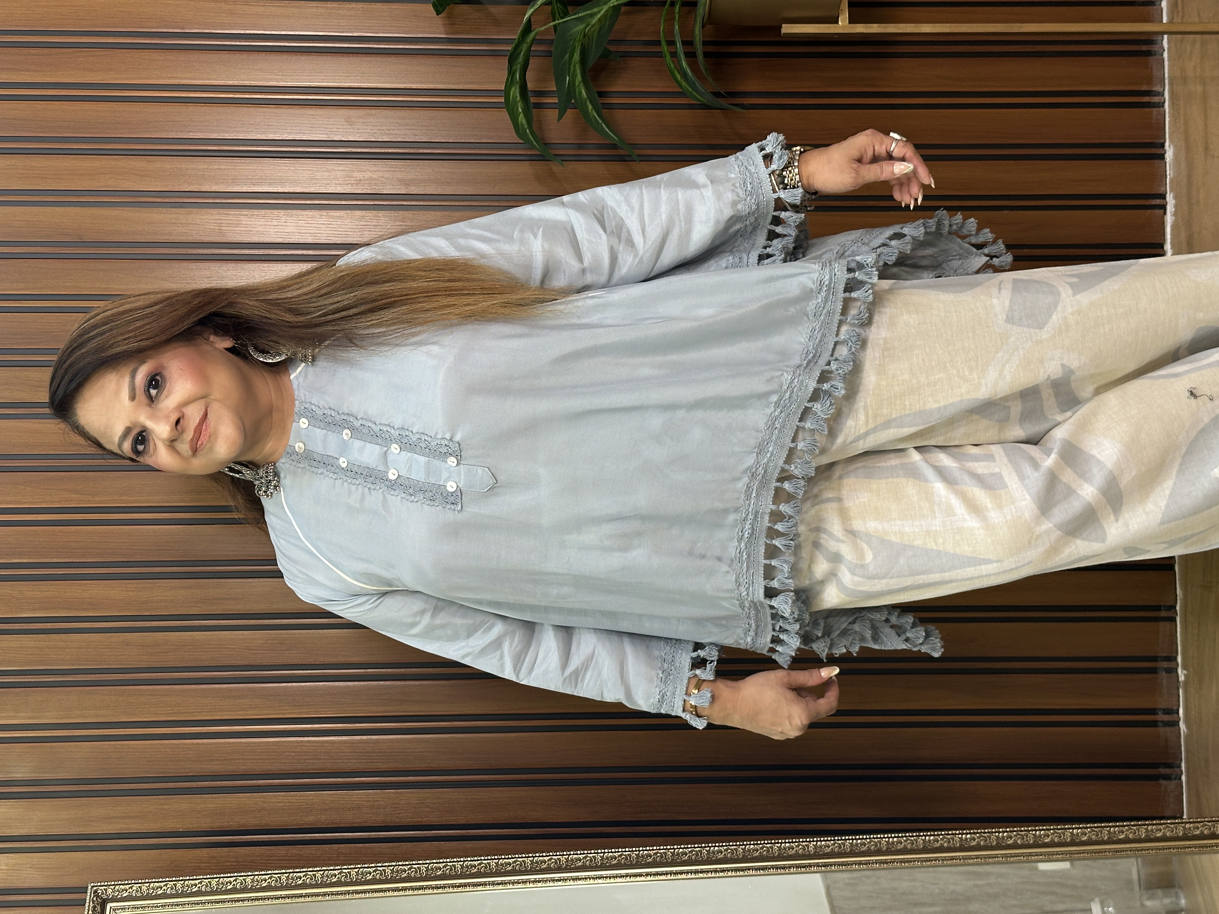 Powder blue Women's co-ord Set