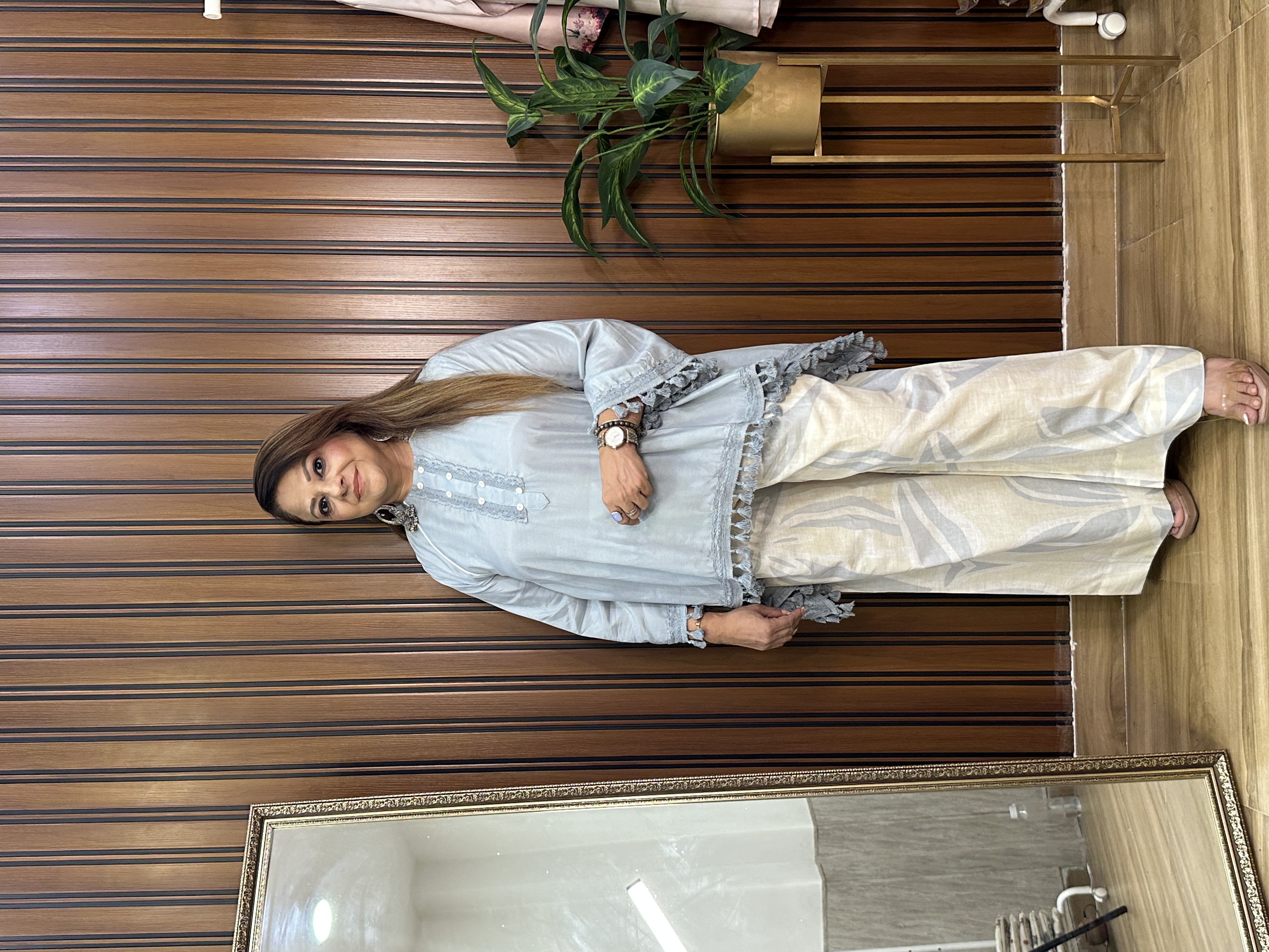 Powder blue Women's co-ord Set