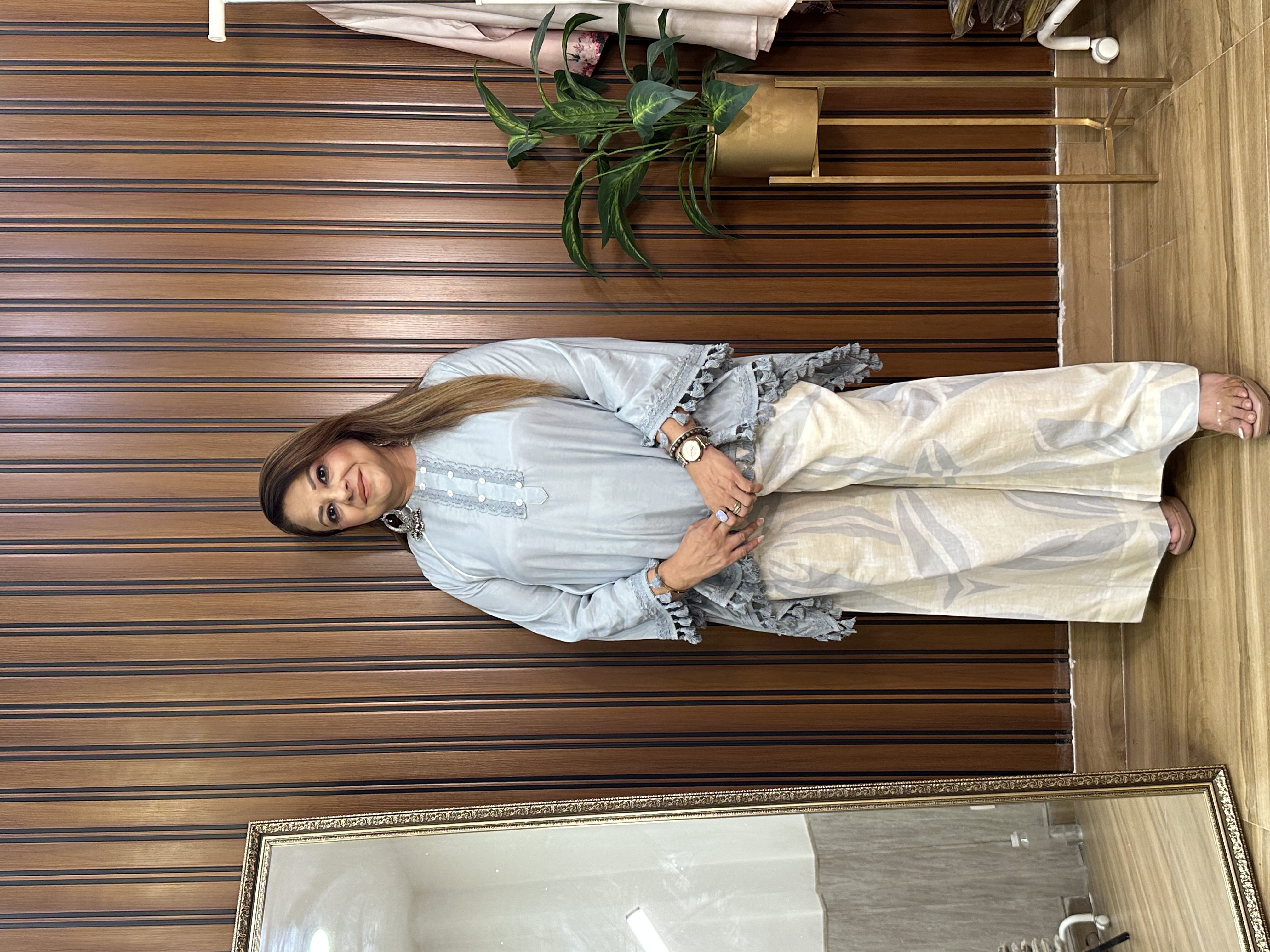 Powder blue Women's co-ord Set