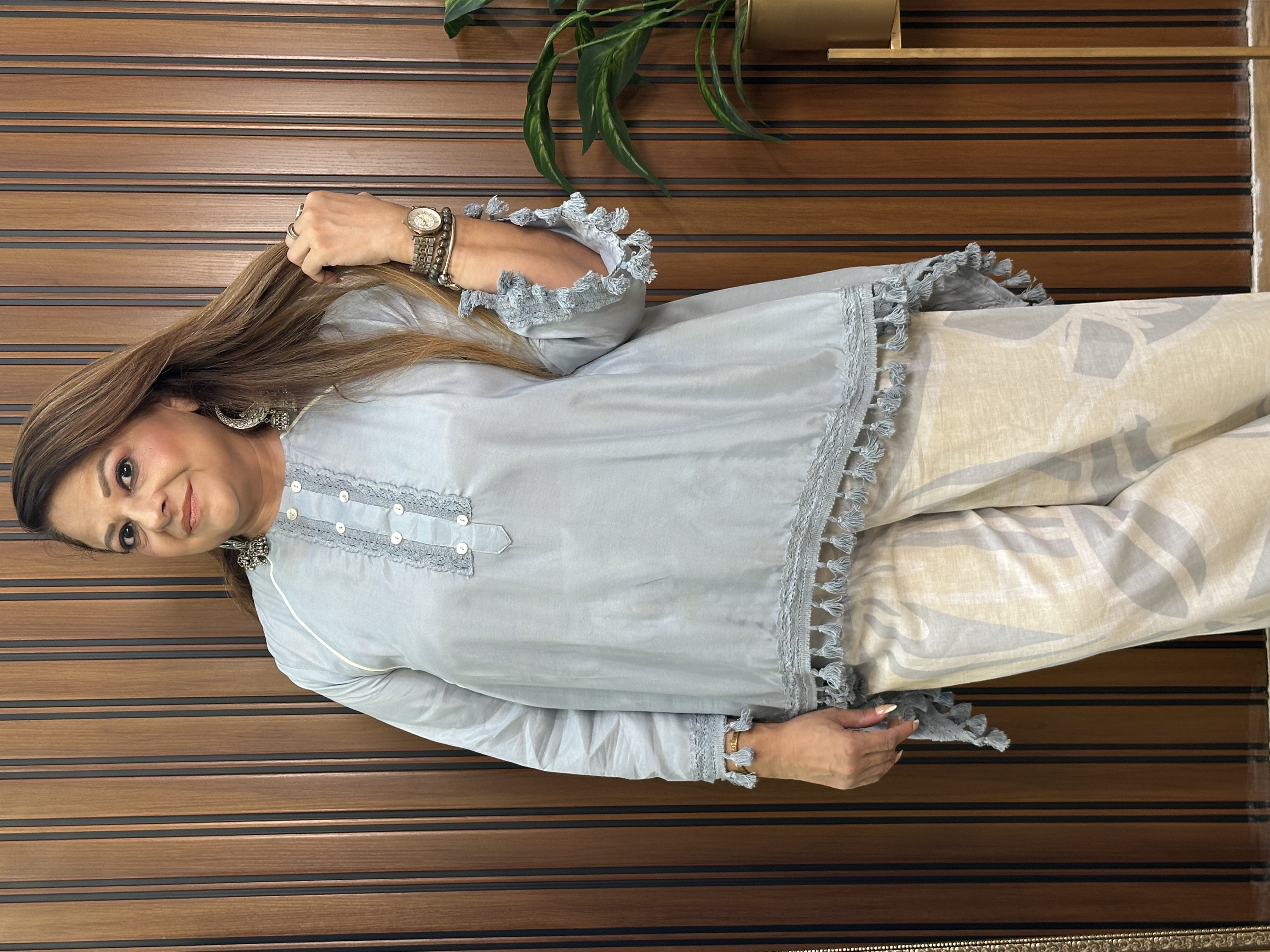 Powder blue Women's co-ord Set