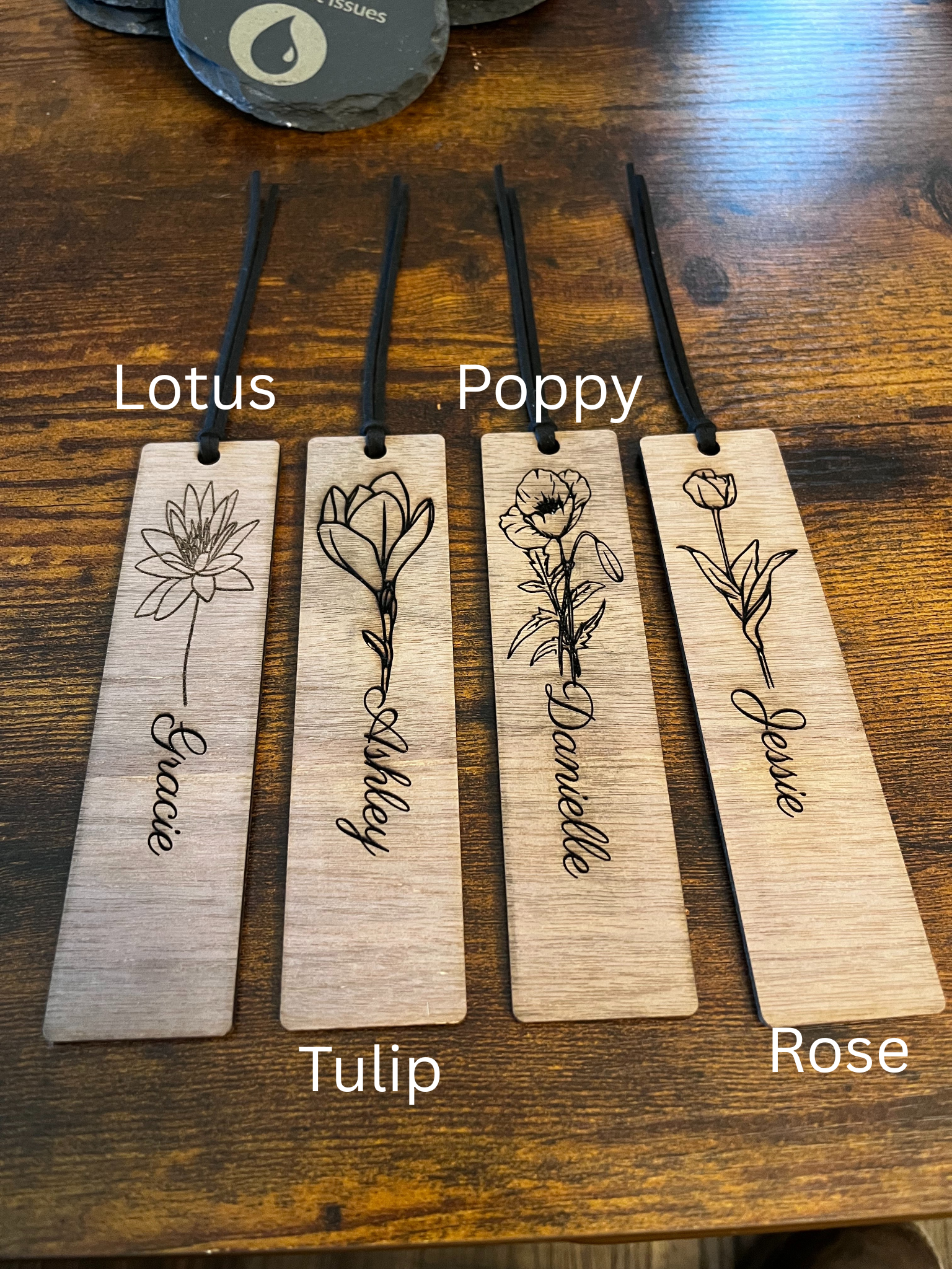Personalized Wooden Bookmark