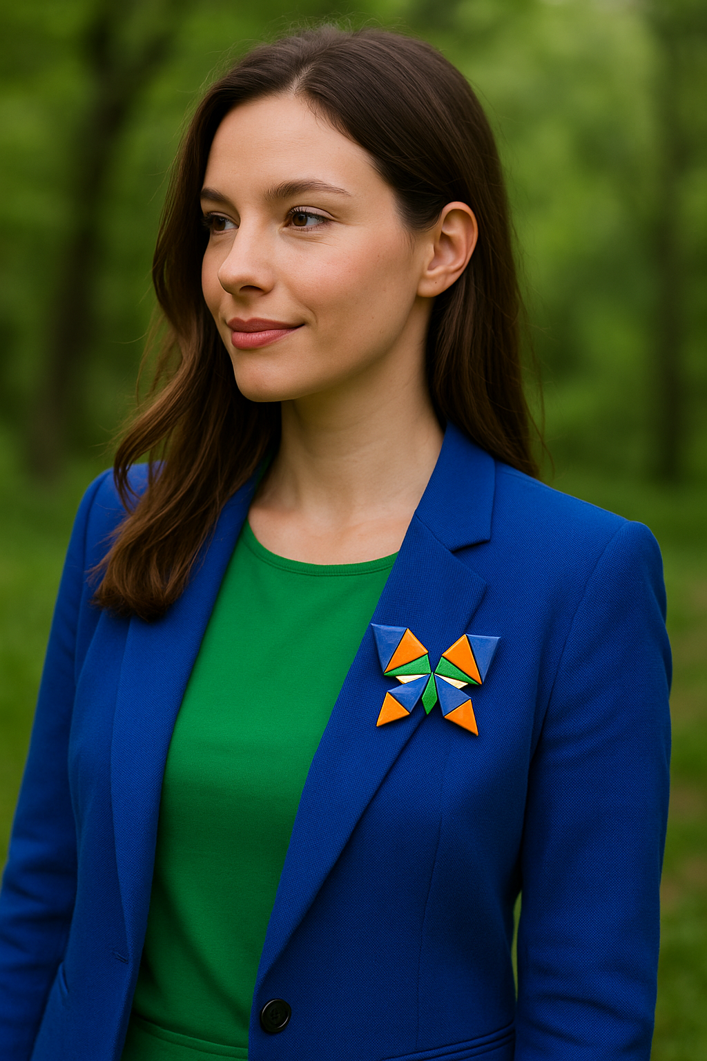 Broš u obliku leptira