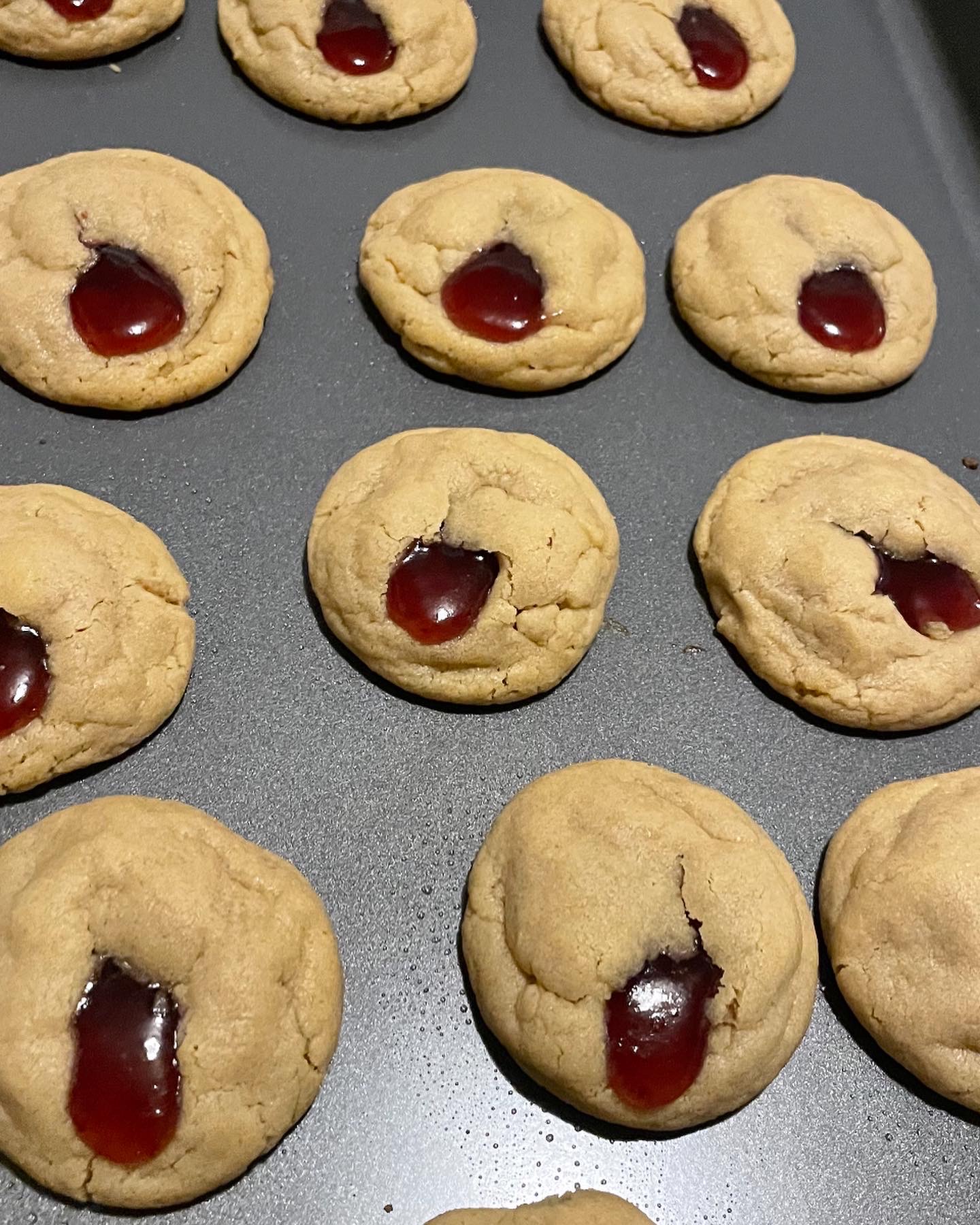 Peanut Butter & Jelly Cookies