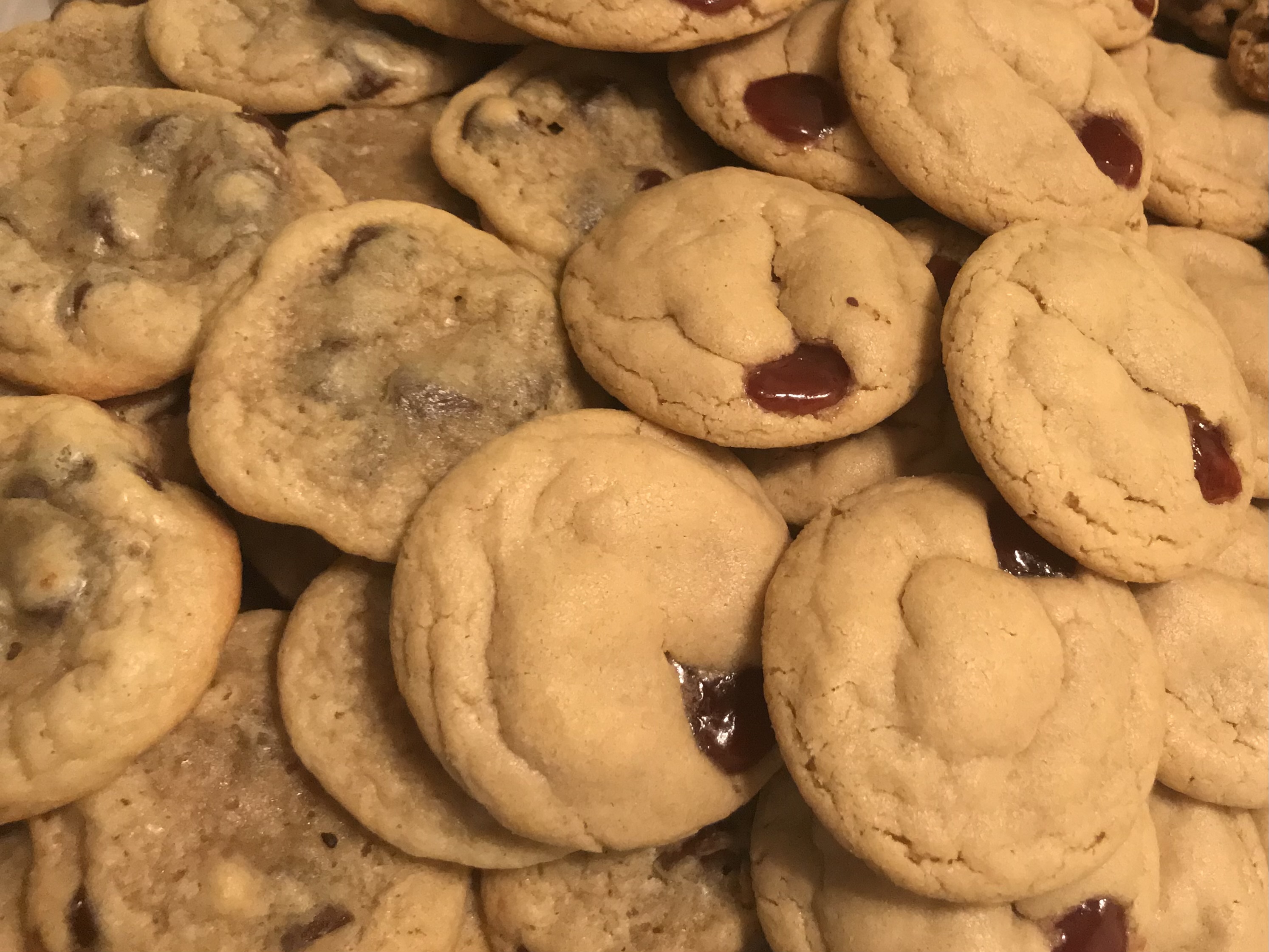 Variety pack- Chocolate Chip, Peanut Butter & Jelly, and Chocolate Chip w/Walnuts
