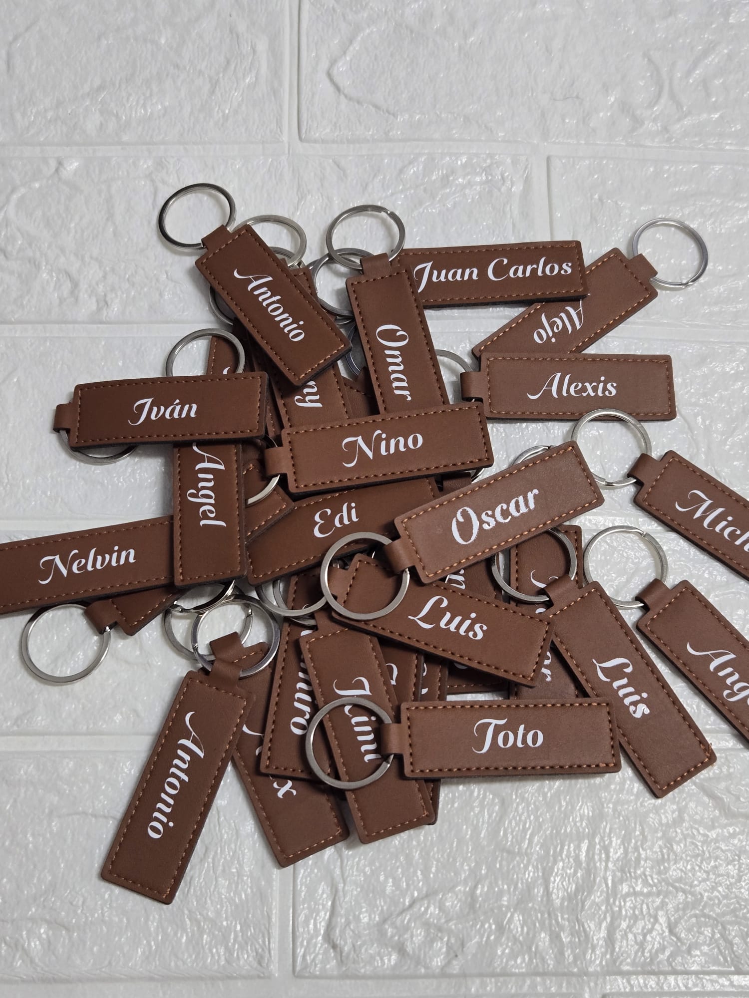 Personalized Leather Keychains