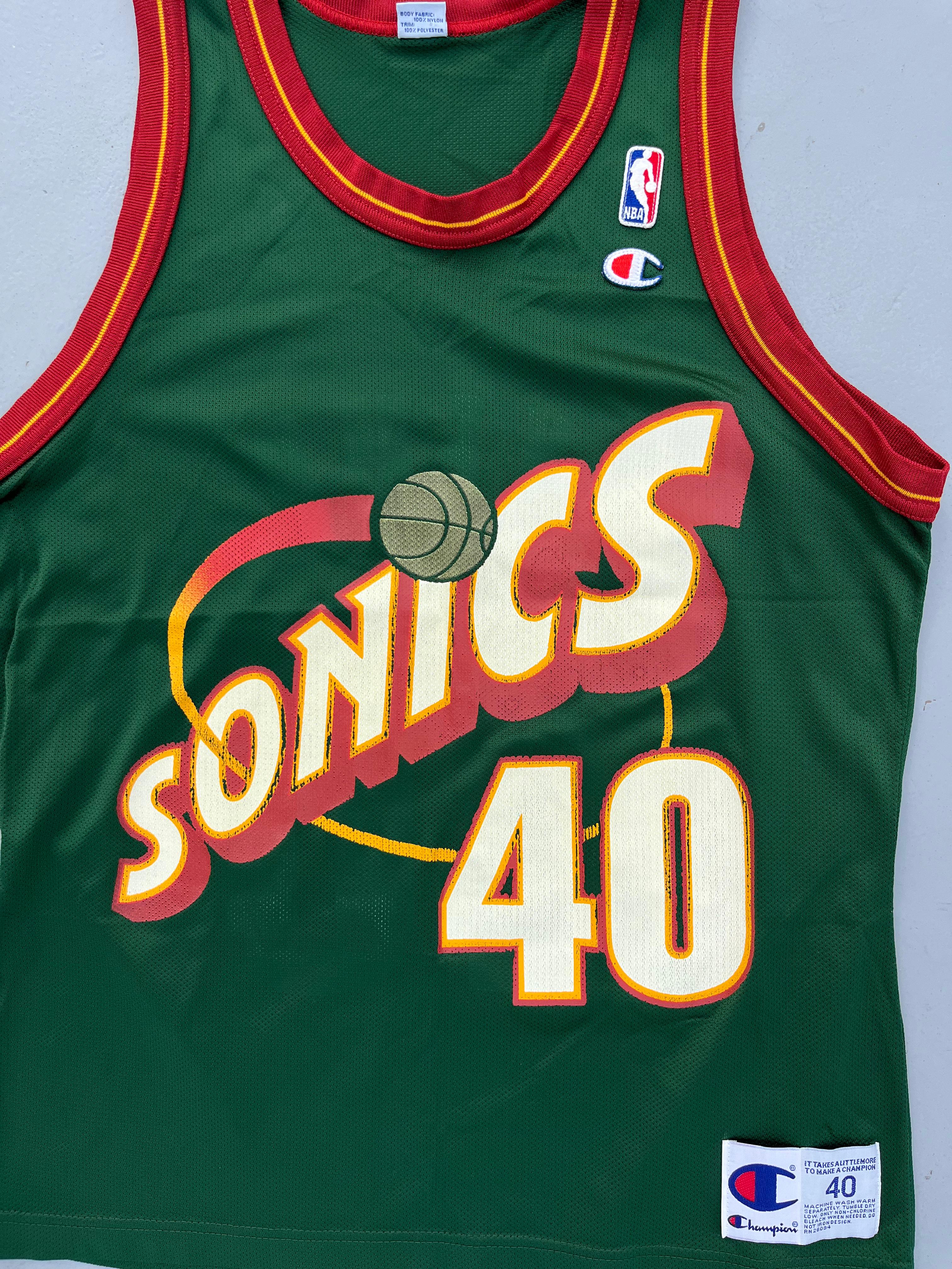 NBA Jersey -  VTG Seattle SuperSonics - Shawn Kemp