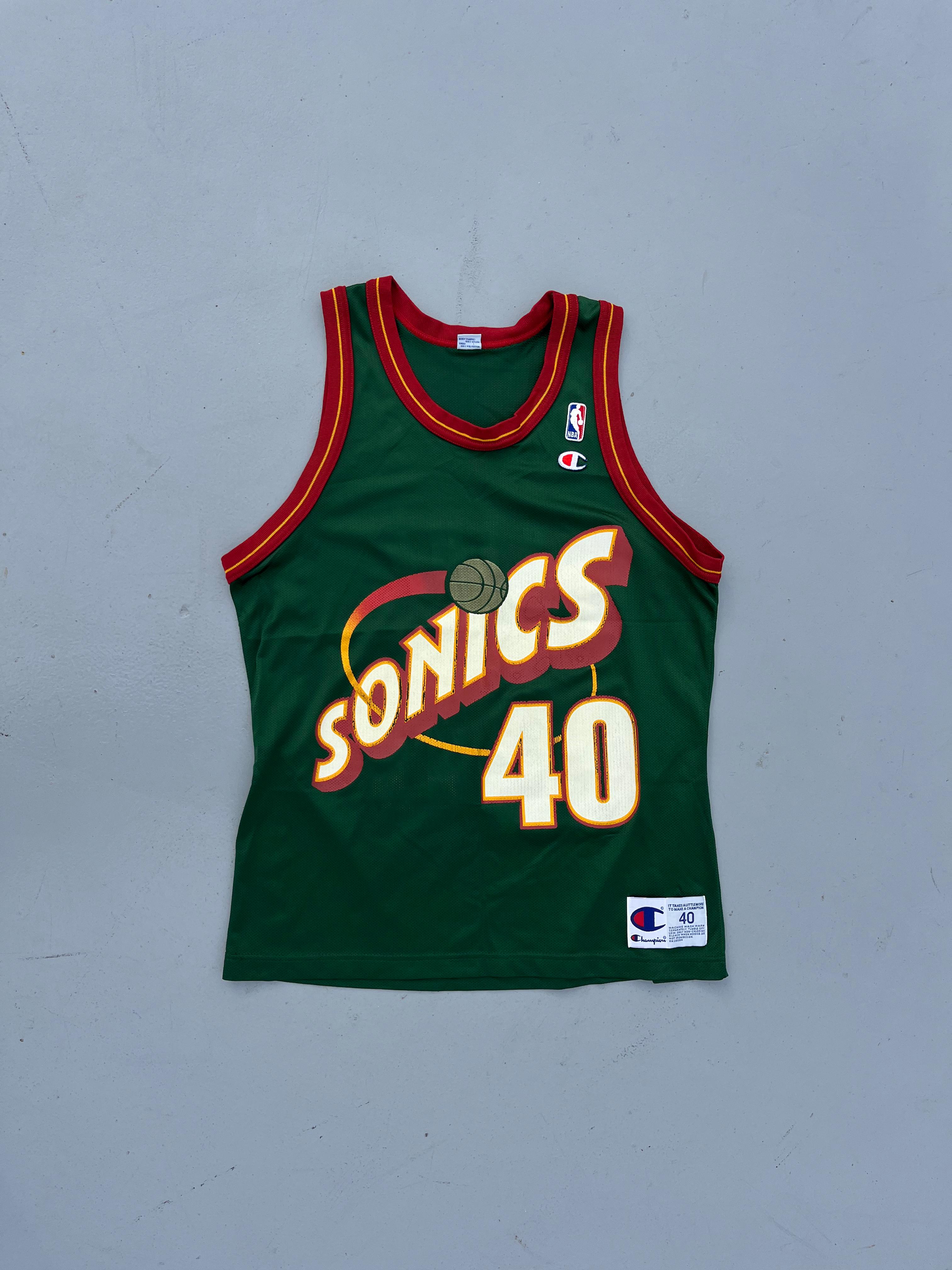 NBA Jersey -  VTG Seattle SuperSonics - Shawn Kemp