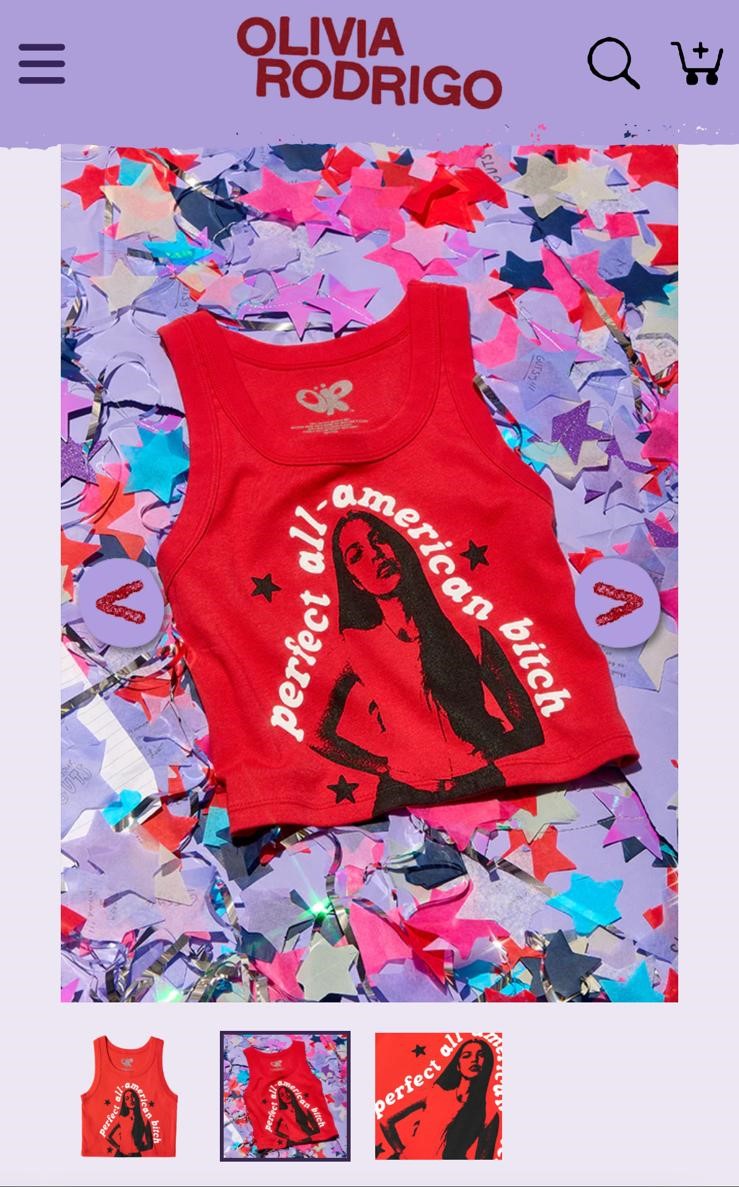 Crop Top Tank Olivia Rodrigo