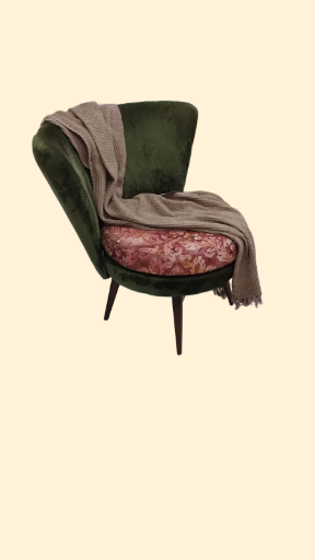 Poltrona Francesa elegante verde