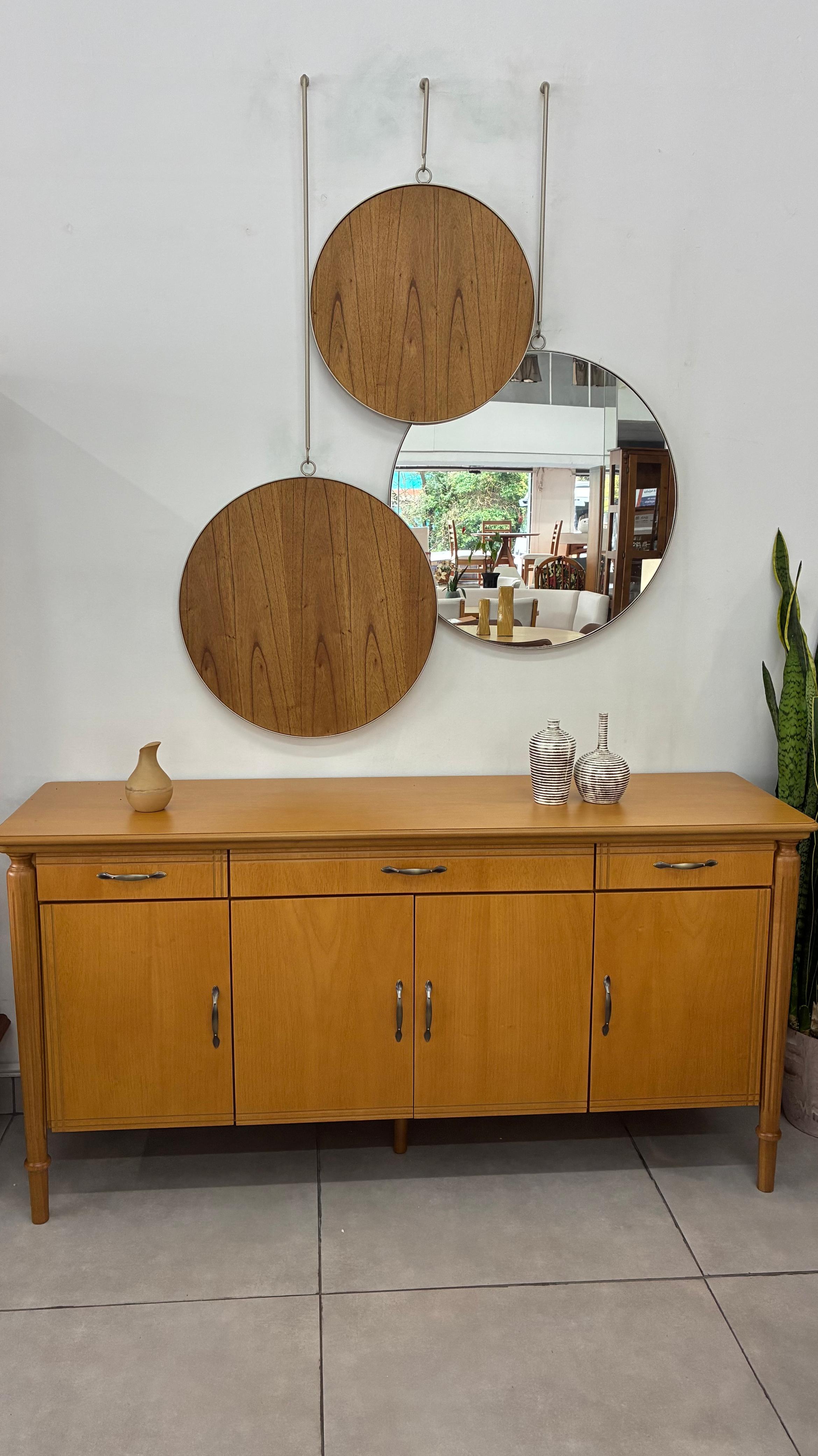 Balcão Buffet 4 portas de madeira maciça