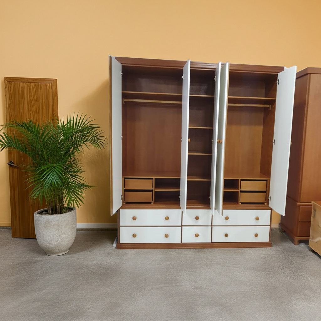 Guarda-roupa de Madeira 5 portas