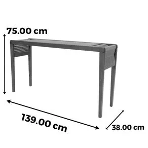 Aparador com banco de madeira com sapateira Cintia