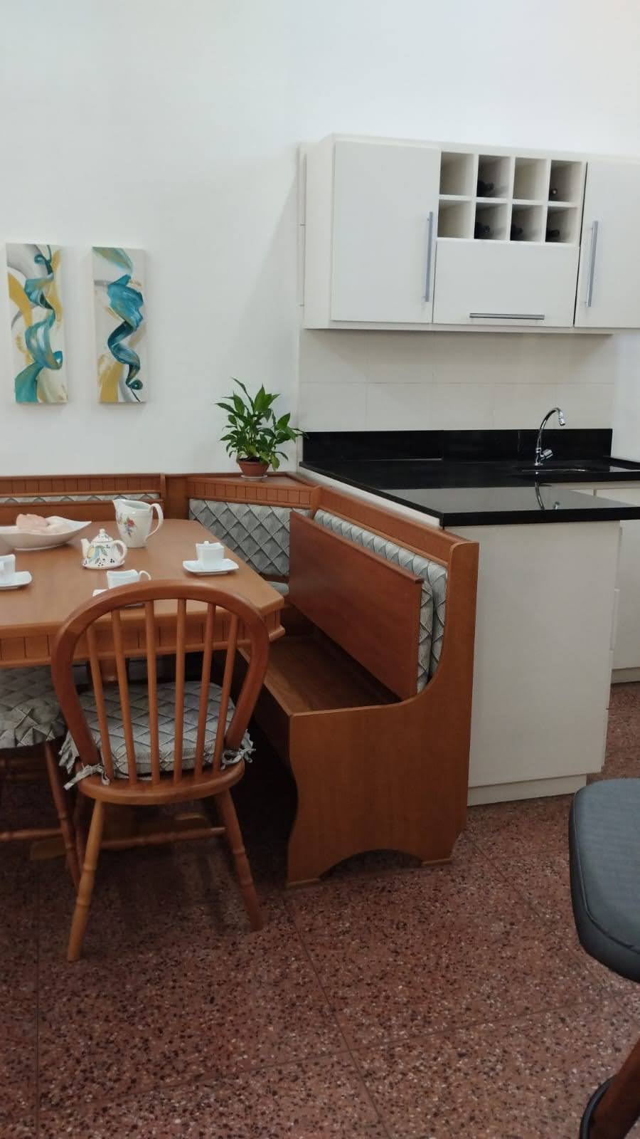 Canto Alemão com banco em baú 