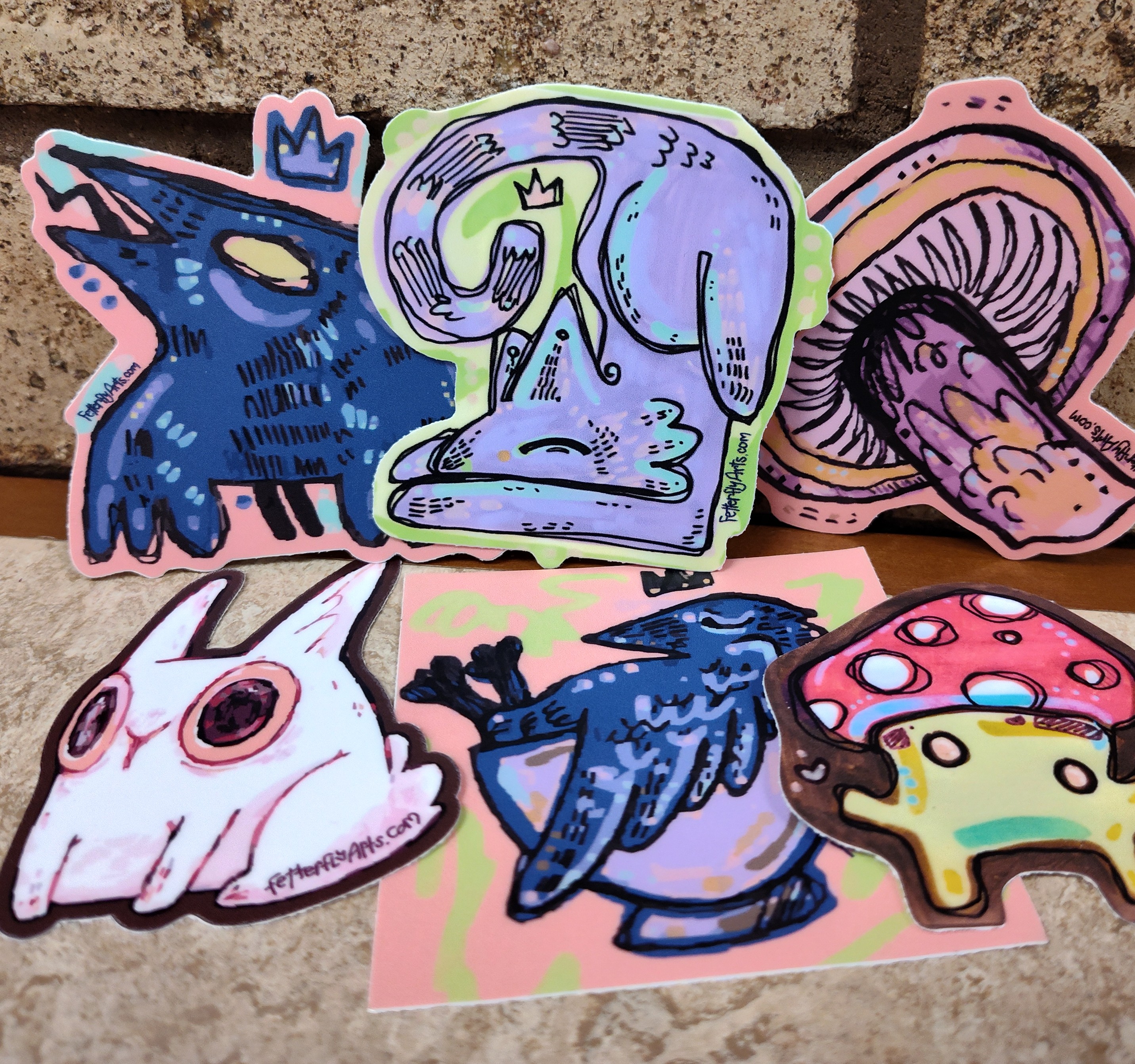 Folk-Punk Raven Vinyl STICKER