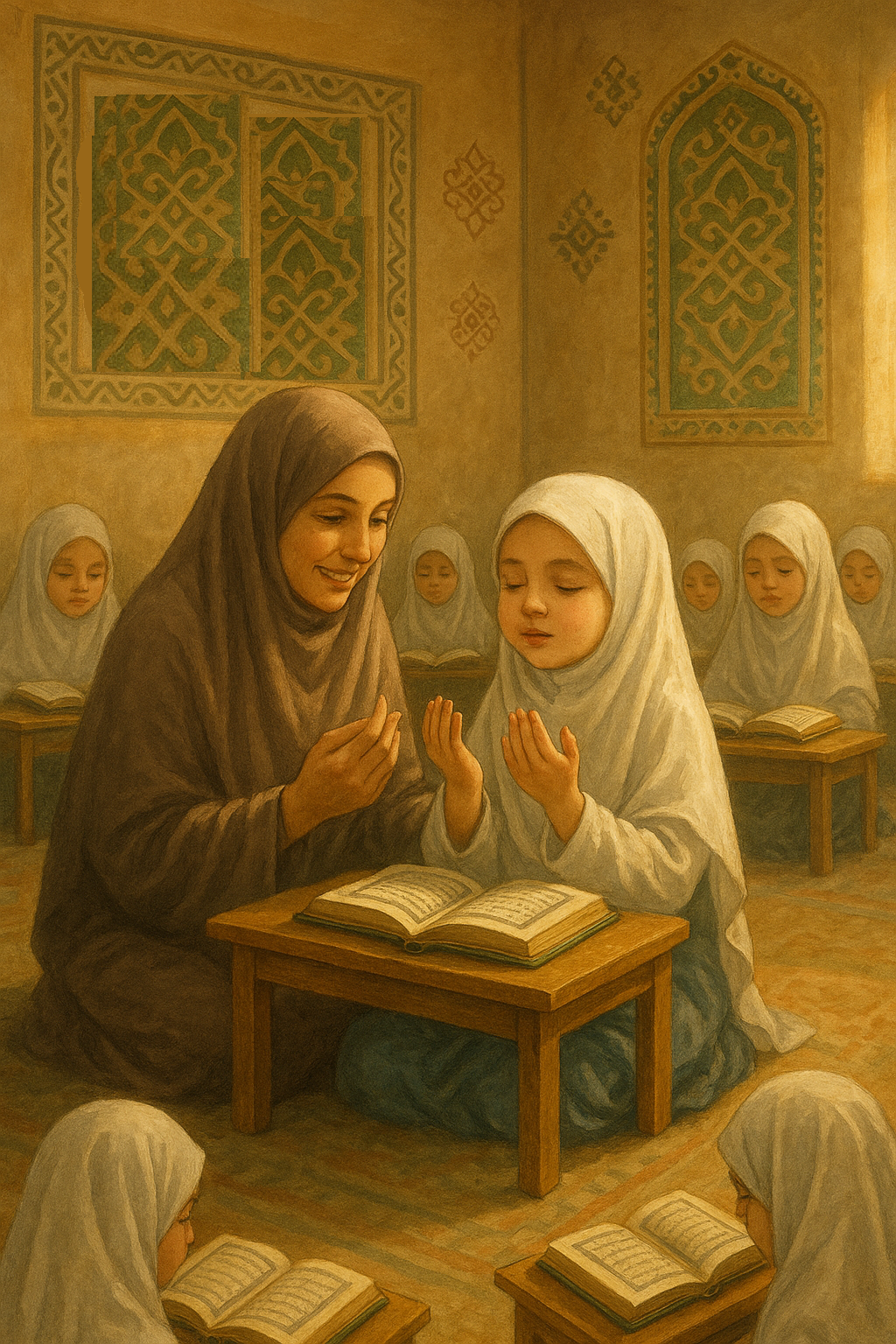 Reading the Holy Quran with Sr.Arwa