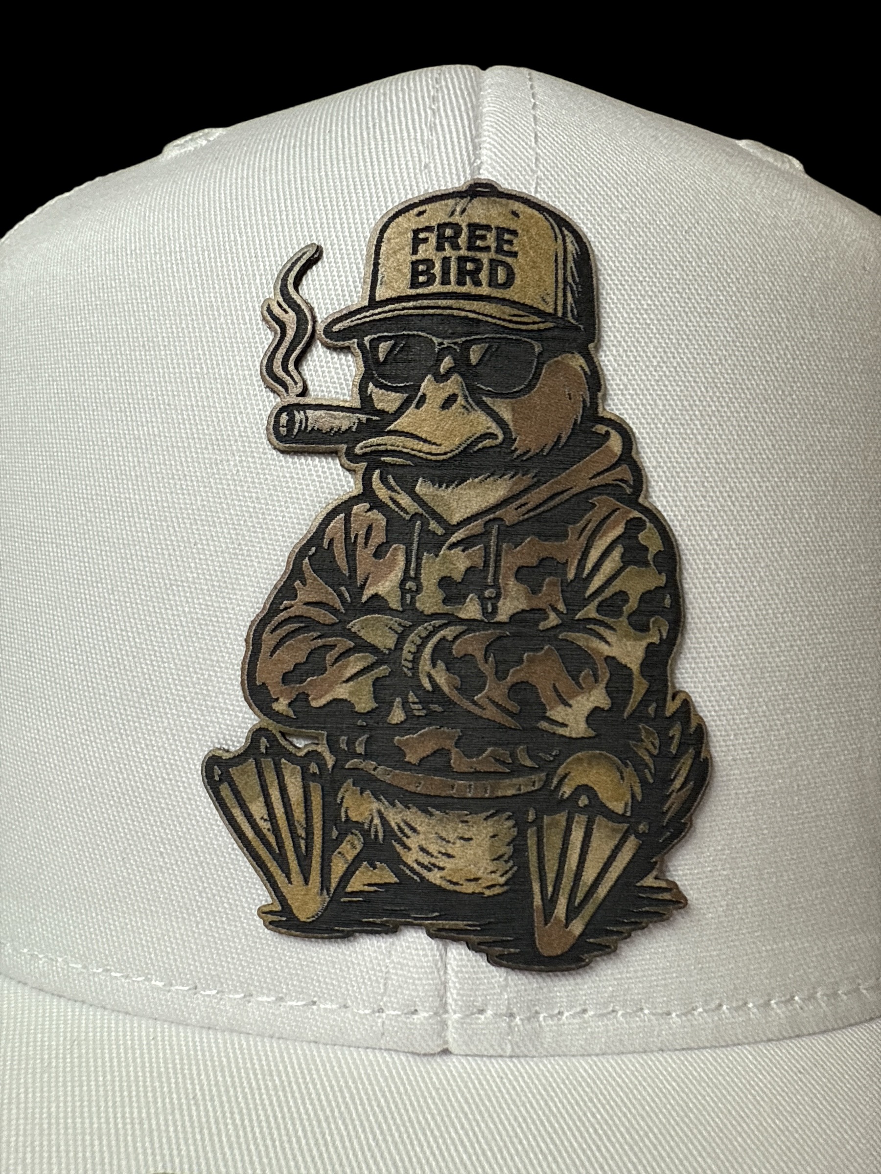 Free Bird Outdoors - "Smokin' Greenie" WHITE