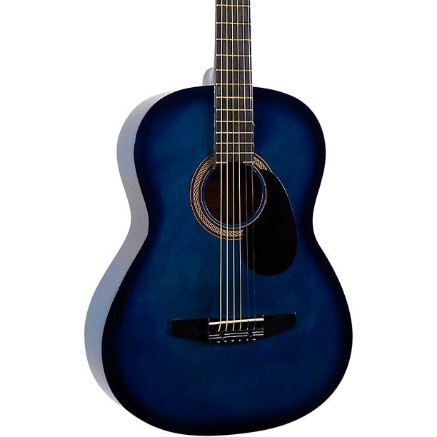 Blue Acoustic Guitar - JG-100-BL - Johnson Acoustic Guitar - Blue