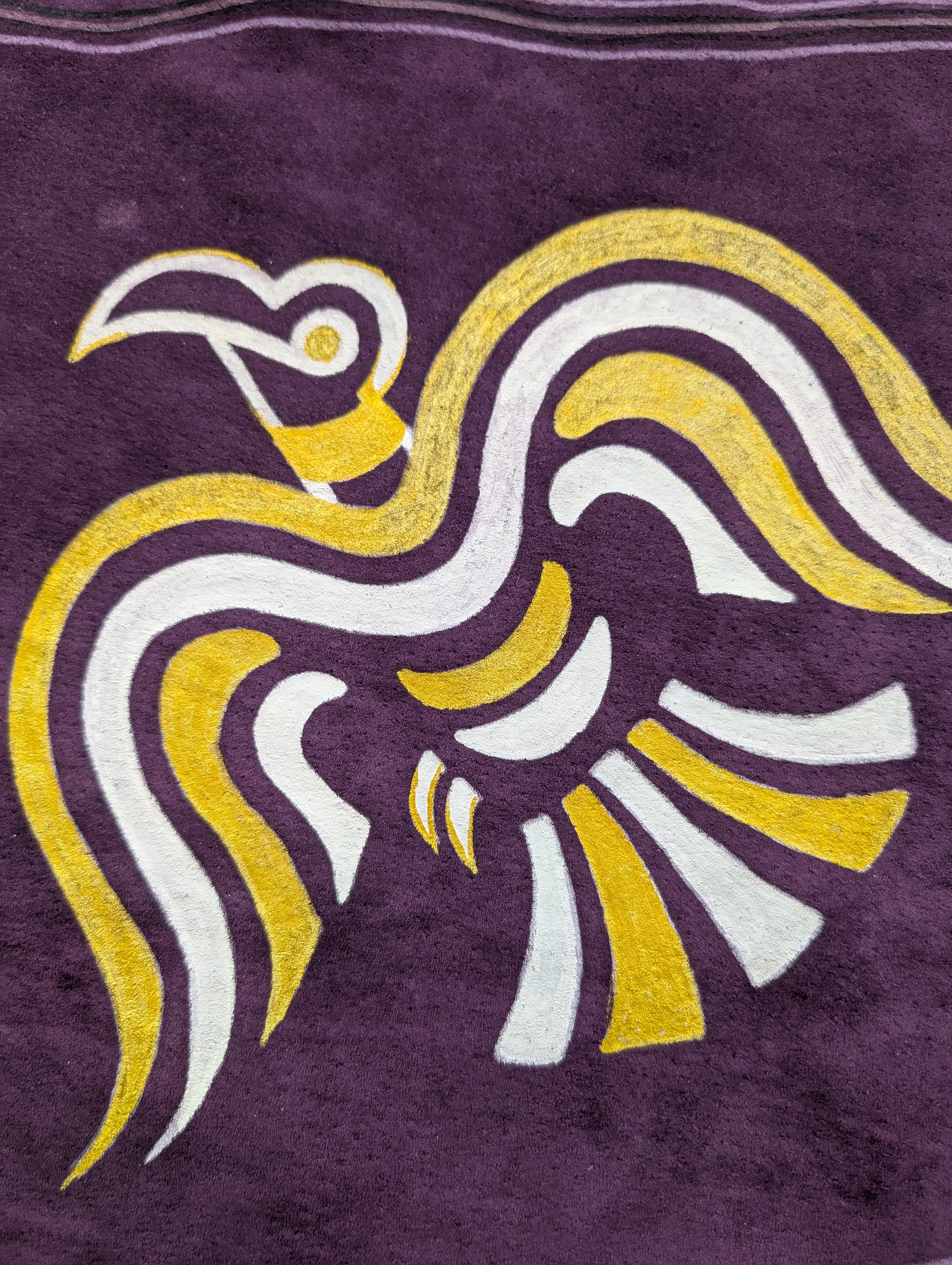 Gold/White Raven