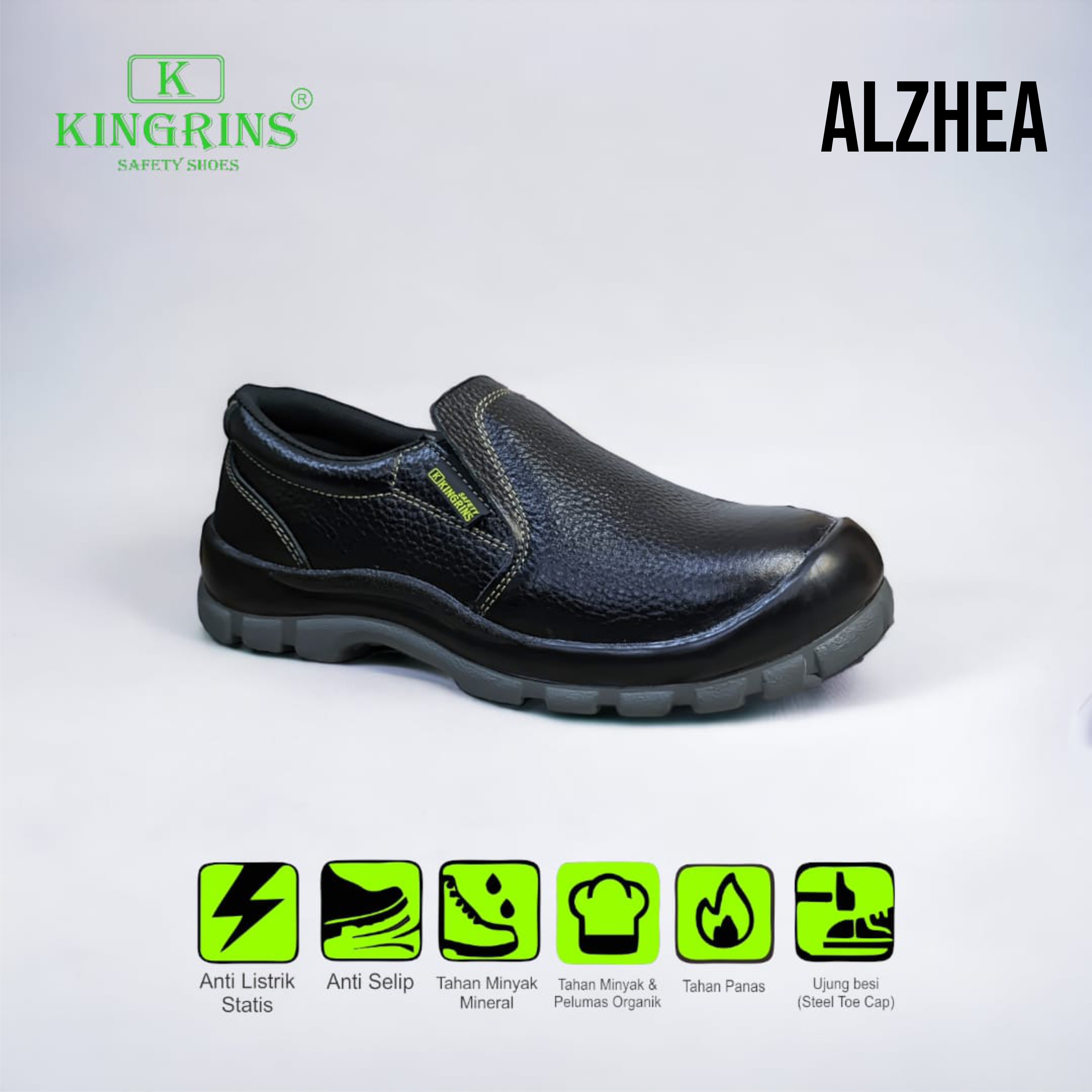 KINGRINS - Alzhea Low Cut slip on safety shoes