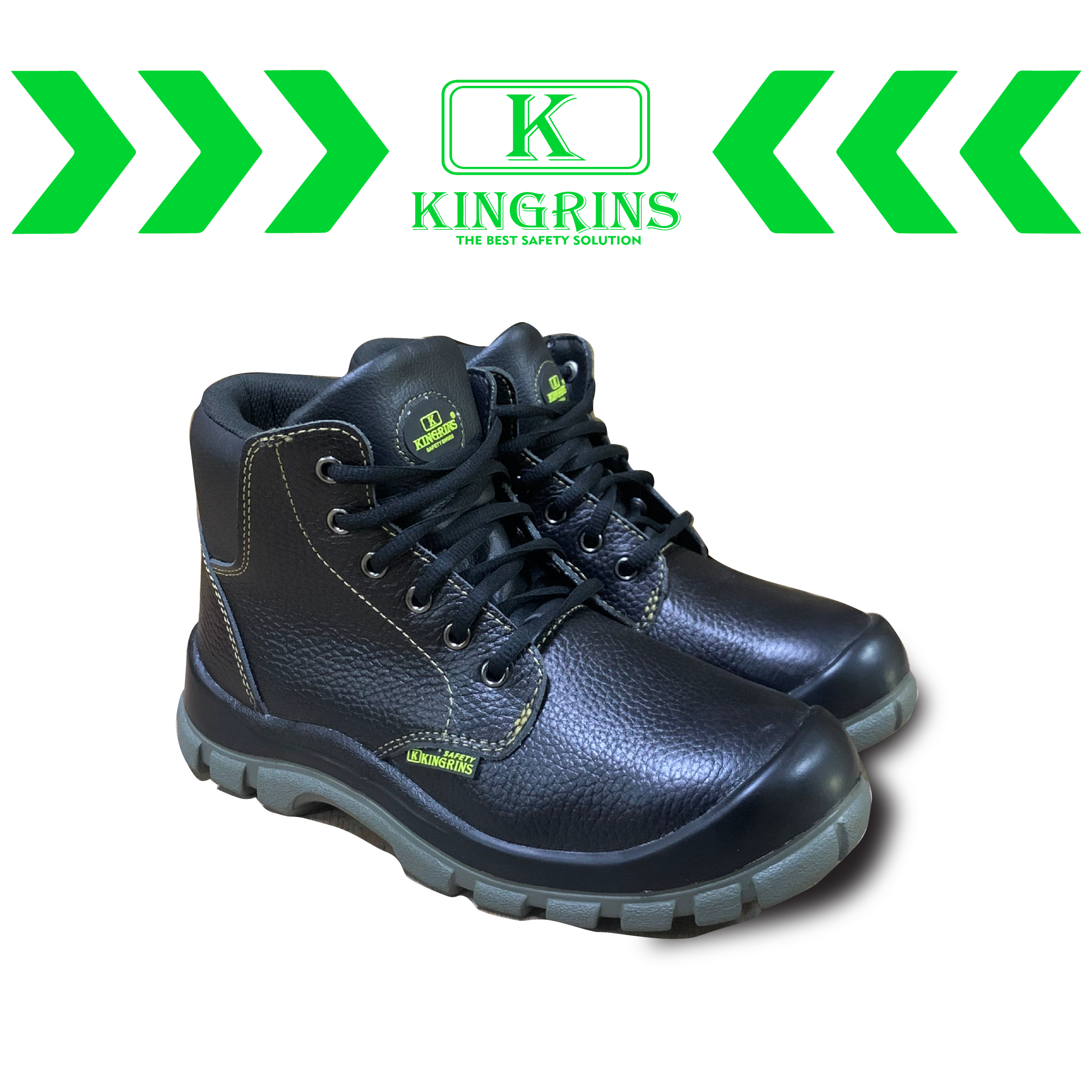 KINGRINS - YORIN H Mid Cut with lace safety shoes