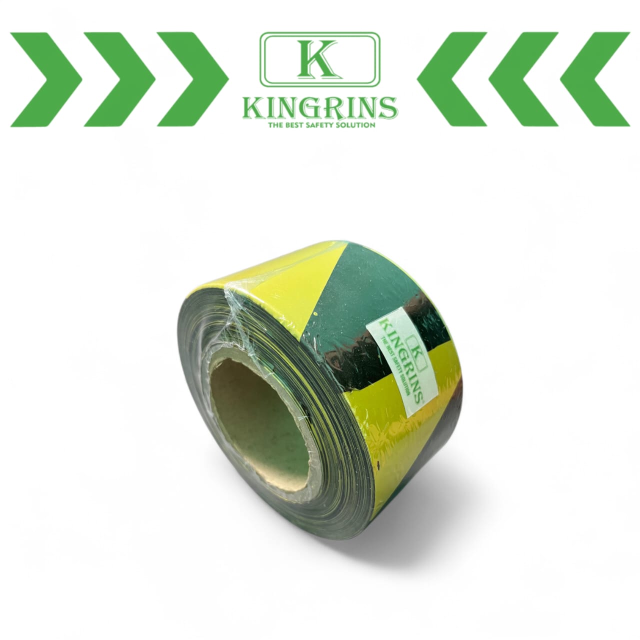 KINGRINS - Police Lane Hitam Kuning 3 Inch Berkualitas / Garis Polisi 3 x 300 Meter - Tanpa  Lem