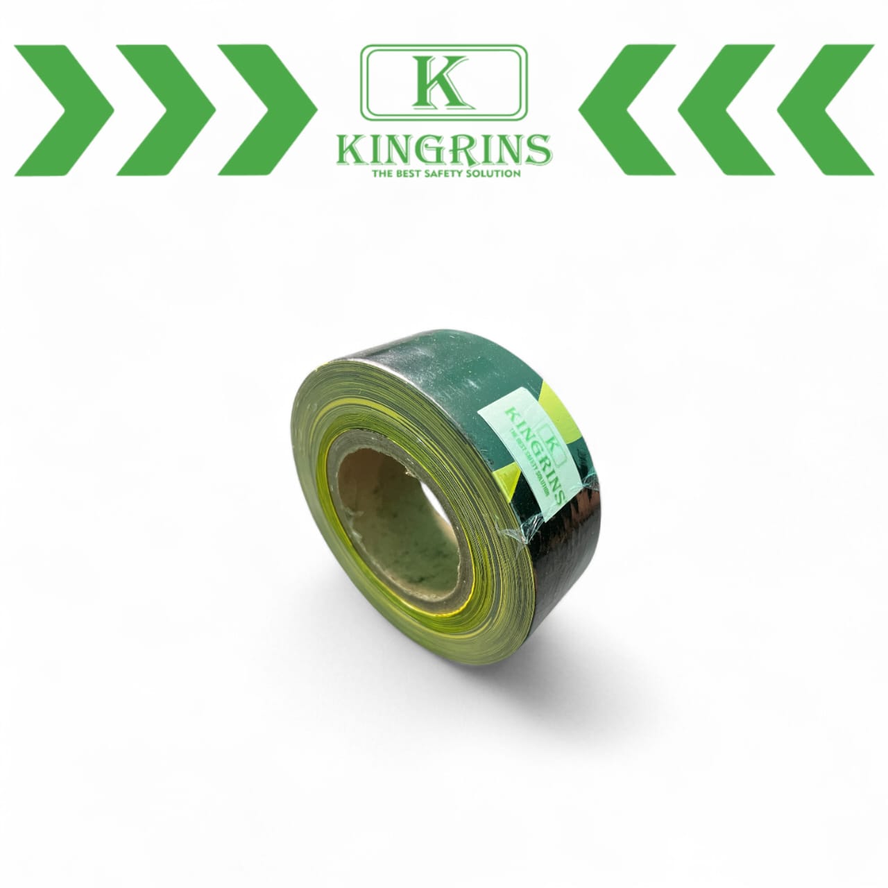 KINGRINS - Police Lane Hitam Kuning 2 Inch / Garis Polisi Hitam Kuning 2 x 300 Meter Tanpa - Lem