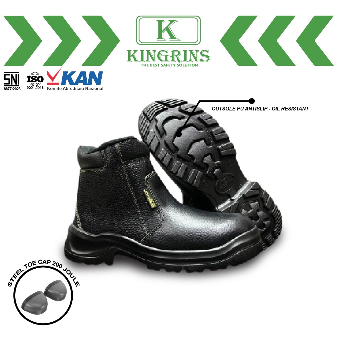 KINGRINS - RIRI RD Mid Cut with zipper safety shoes