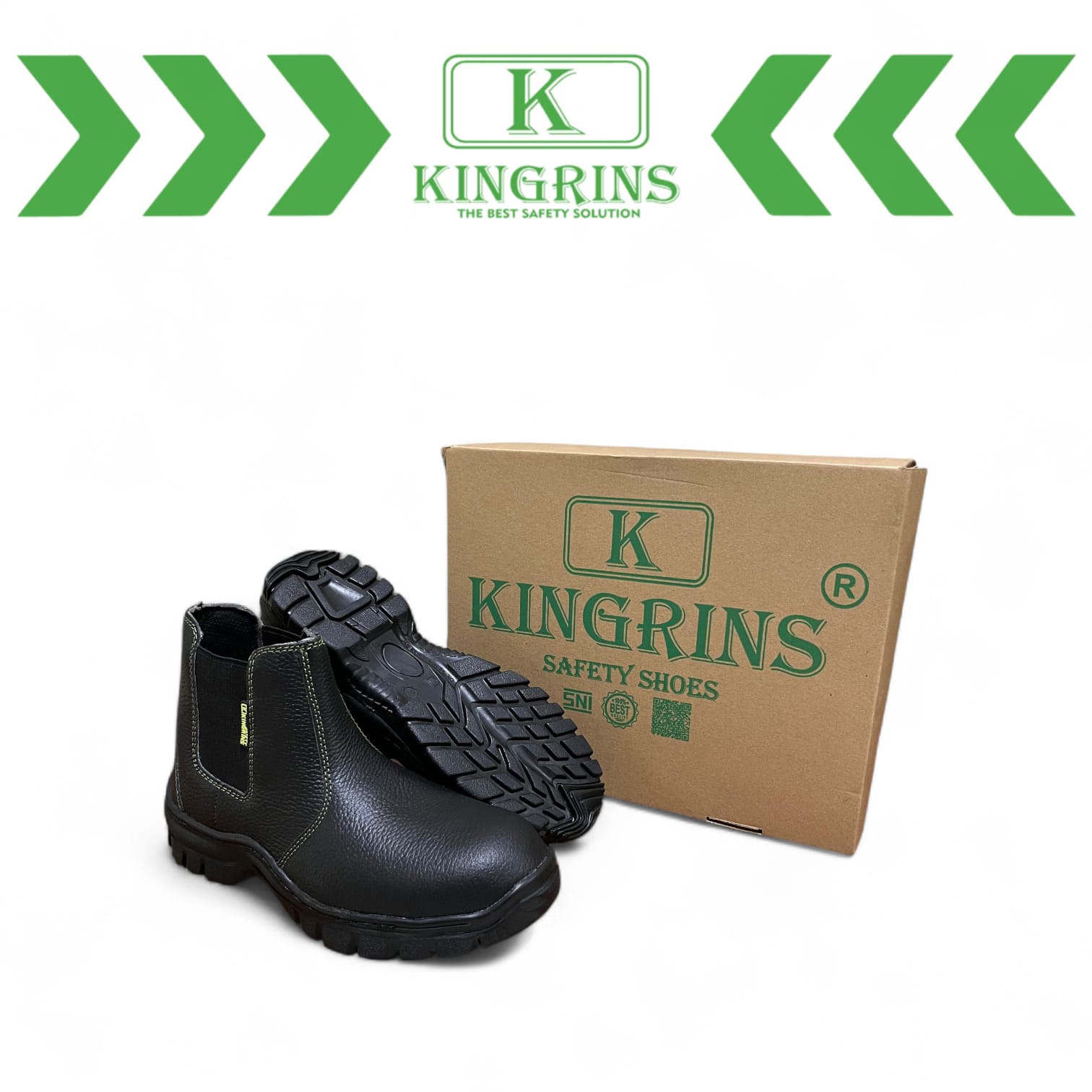 KINGRINS - Sepatu Safety Kingrins Paze RB / Sepatu Safety Semi Boot Slip On