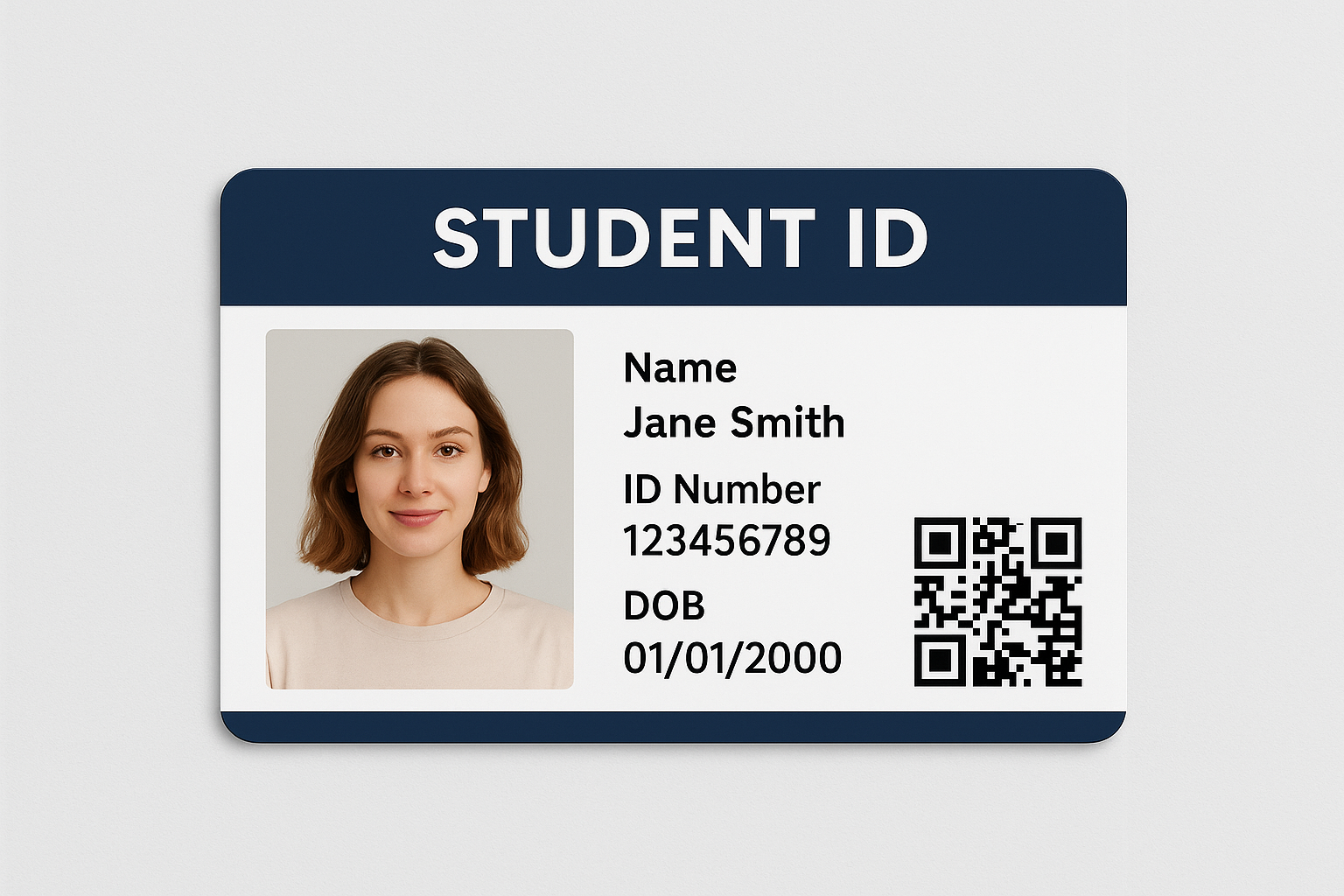 Carte d'étudiant sur mesure ( sur devis) 