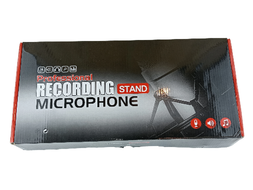 Pack Microphone de Studio avec carte son et Support Flexible