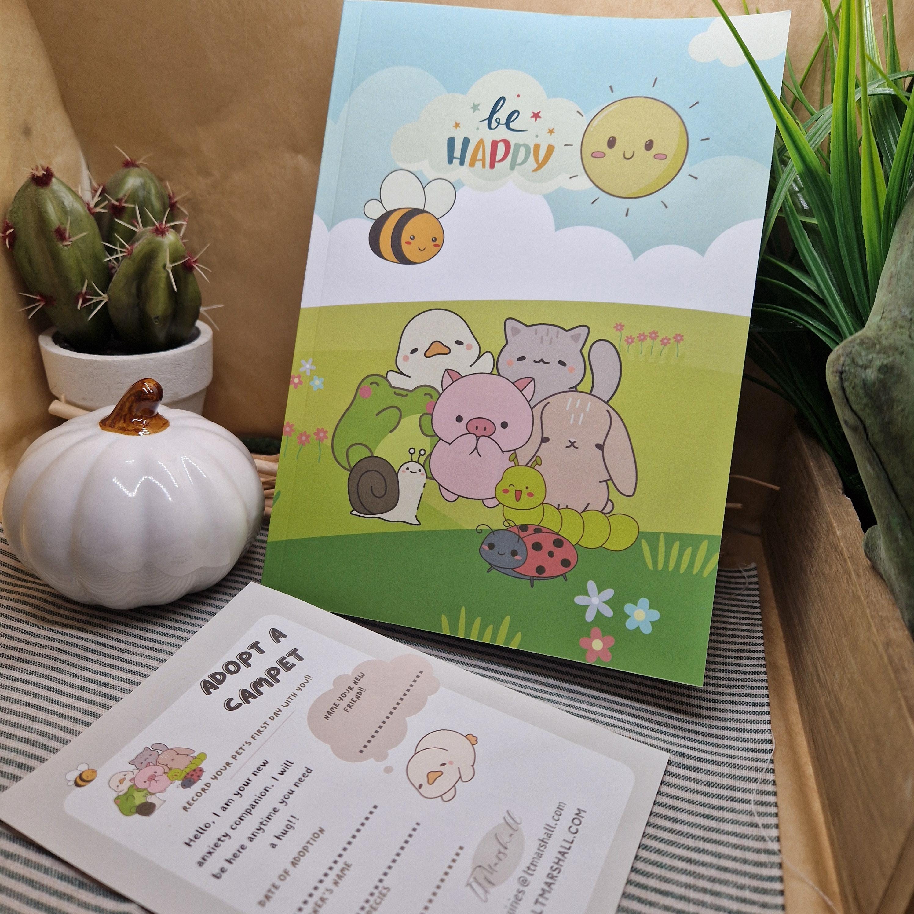Campets Anxiety Journal Book Only | Guided Emotional Support Journal for Kids