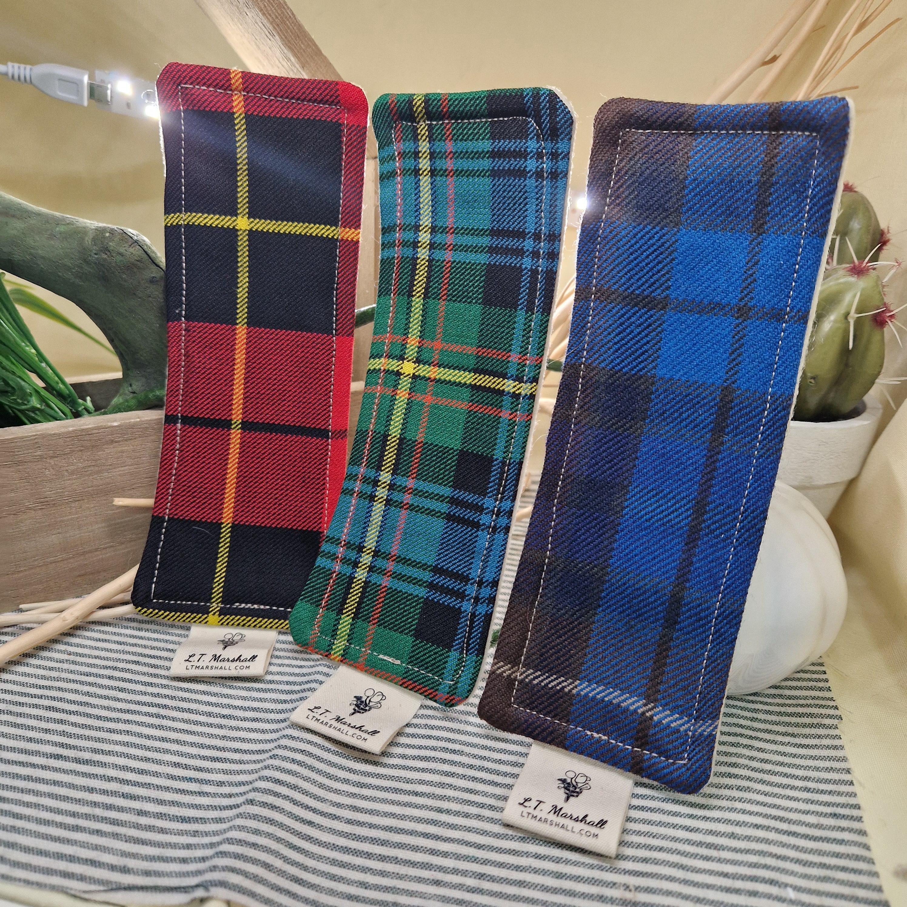 Handmade Tartan Bookmark – Real Wool Felt Bookmark – Scottish Gift – Recycled Kilt Fabric – Book Lover Gift – Made in Scotland